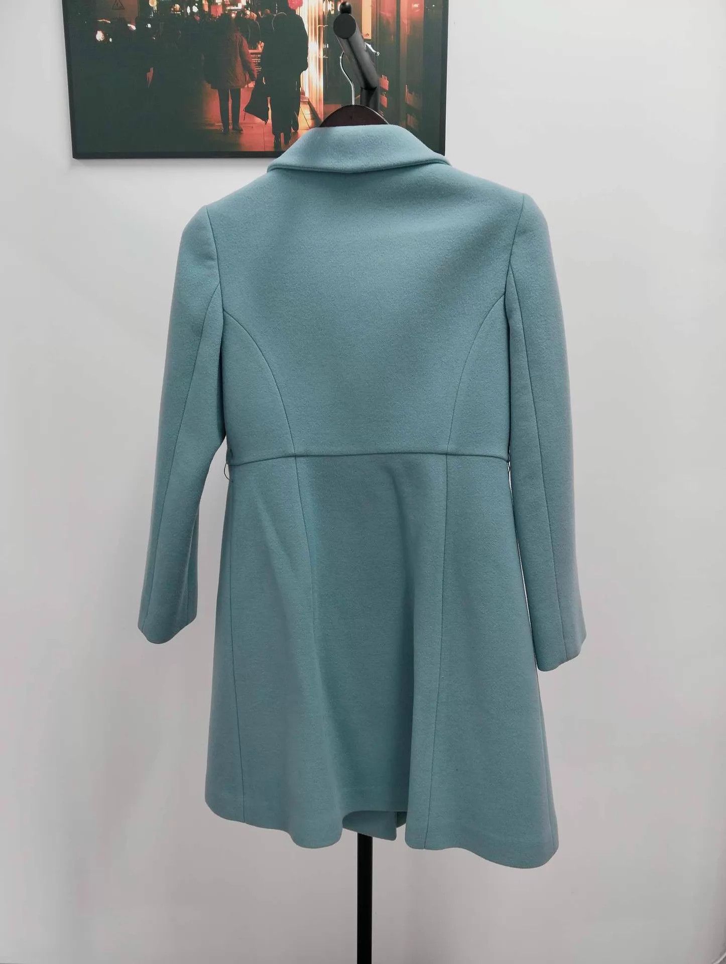 Miu Miu MIU MIU blue wool coat 40 Size S / US 4 / IT 40 - 2 Thumbnail