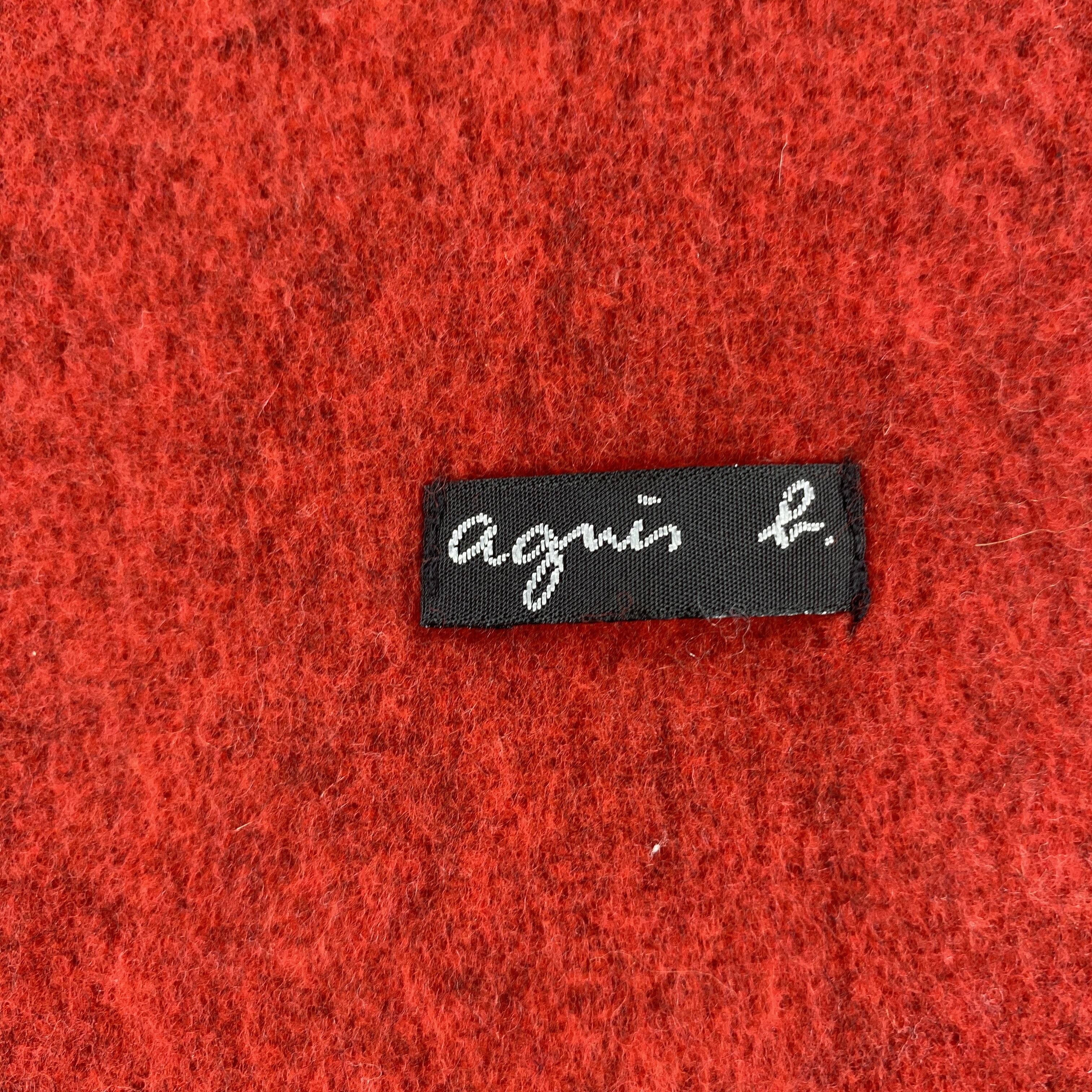 Vintage × agnes b. GF10627 Agnes B. Scarf Neck Wear Muffler Nova Check Size ONE SIZE - 2 Thumbnail
