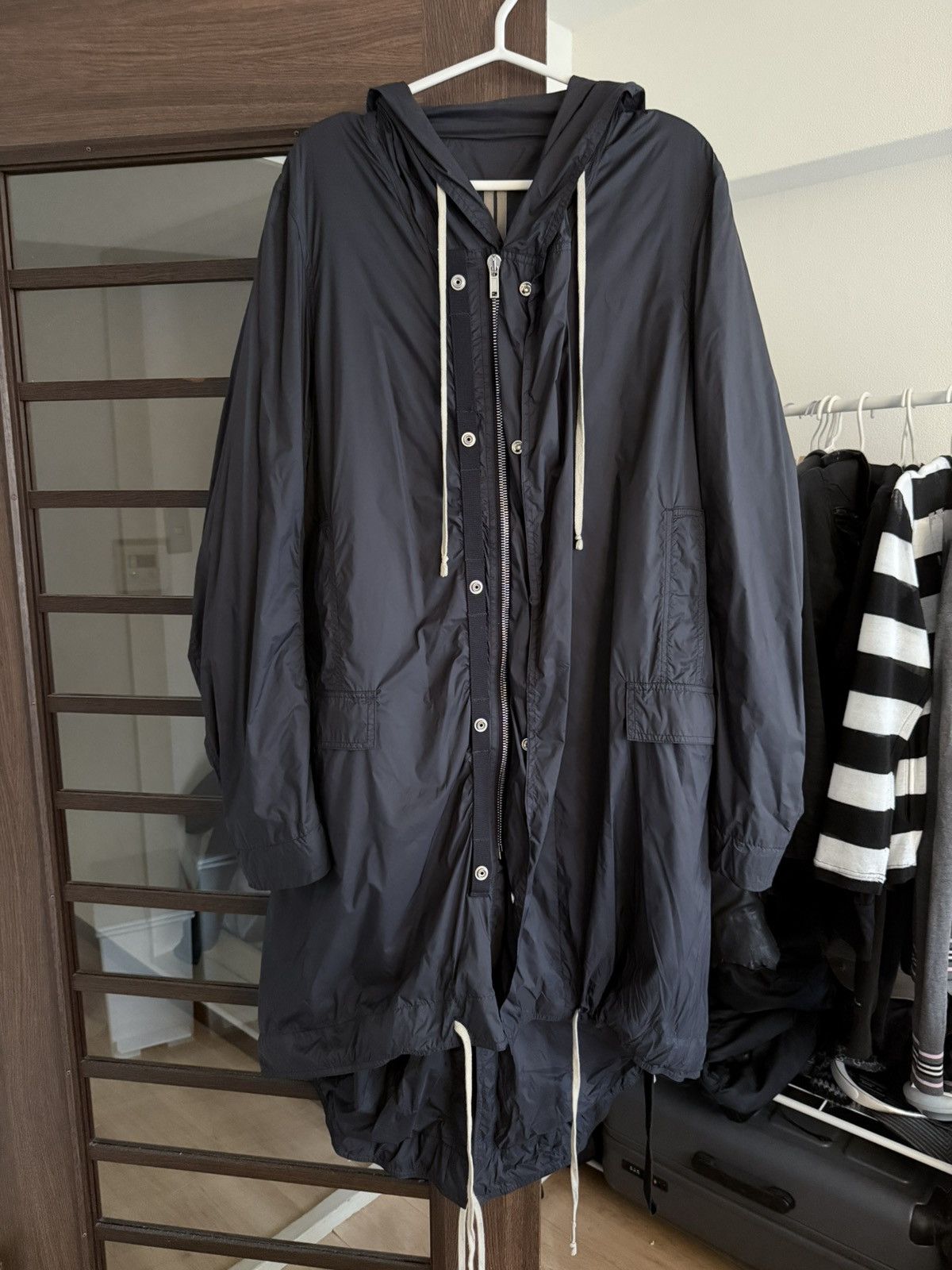 Rick Owens DRKSHDW BY RICK OWENS JUMBO FISHTAIL COAT Size US M / EU 48-50 / 2 - 3 Thumbnail