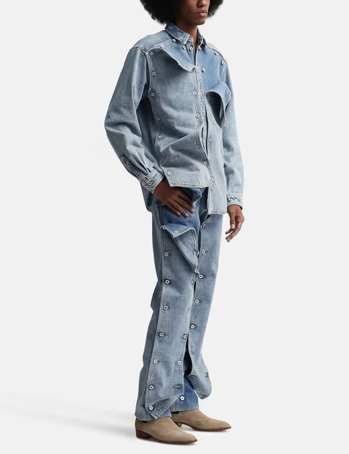 Y/Project Y/Project Snap Off Denim Shirt & Jeans Size US 32 / EU 48 - 1 Thumbnail