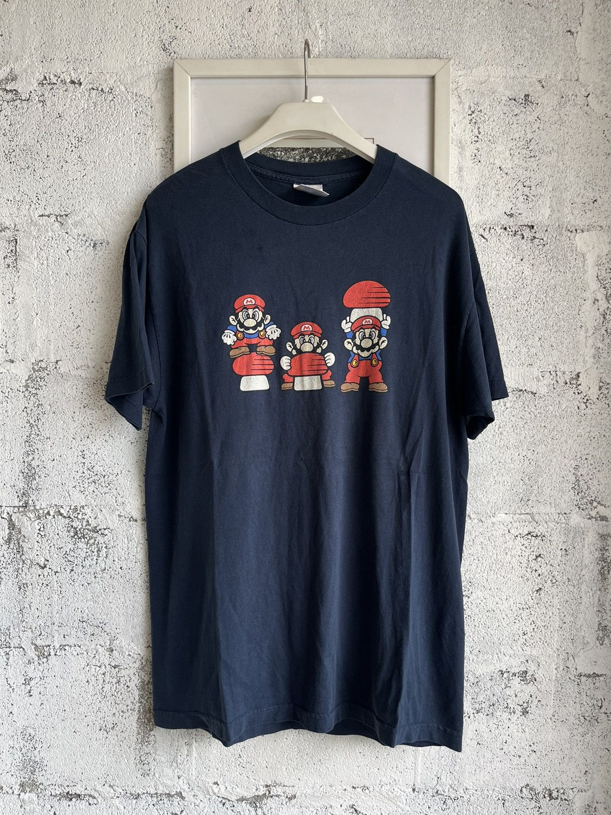 Nintendo × Vintage Vintage MARIO Nintendo game T-shirt Size US L / EU 52-54 / 3 - 2 Thumbnail