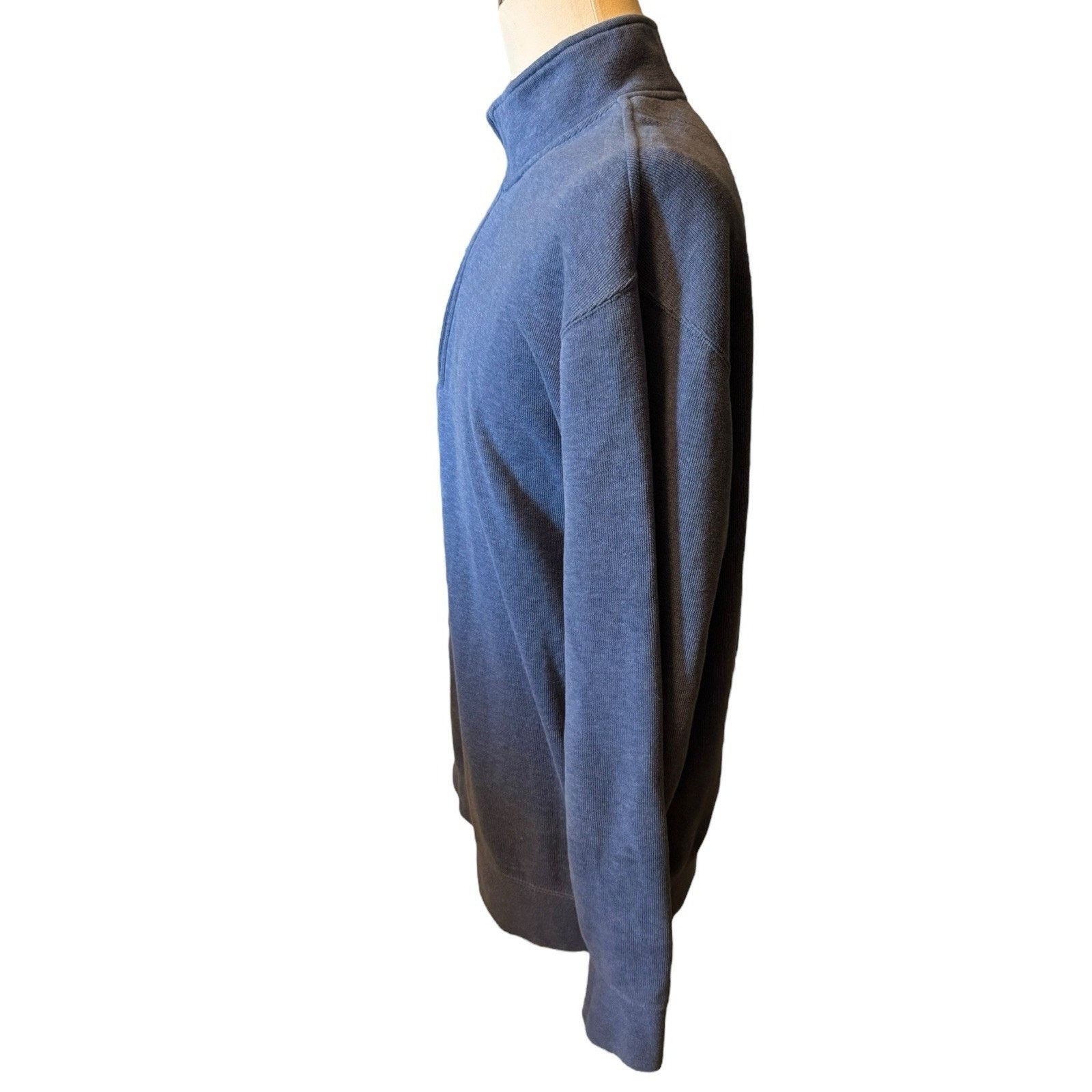 Orvis Orvis Blue Quarter Zip Pullover Sweater Men's Size Medium Size US M / EU 48-50 / 2 - 3 Thumbnail