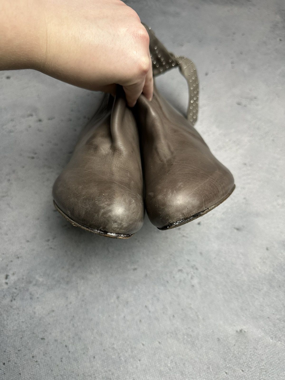 Vintage Luis Onofre Heels Leather Boots Rare Italian Item AvantGarde Size US 6.5 / IT 36.5 - 6 Thumbnail
