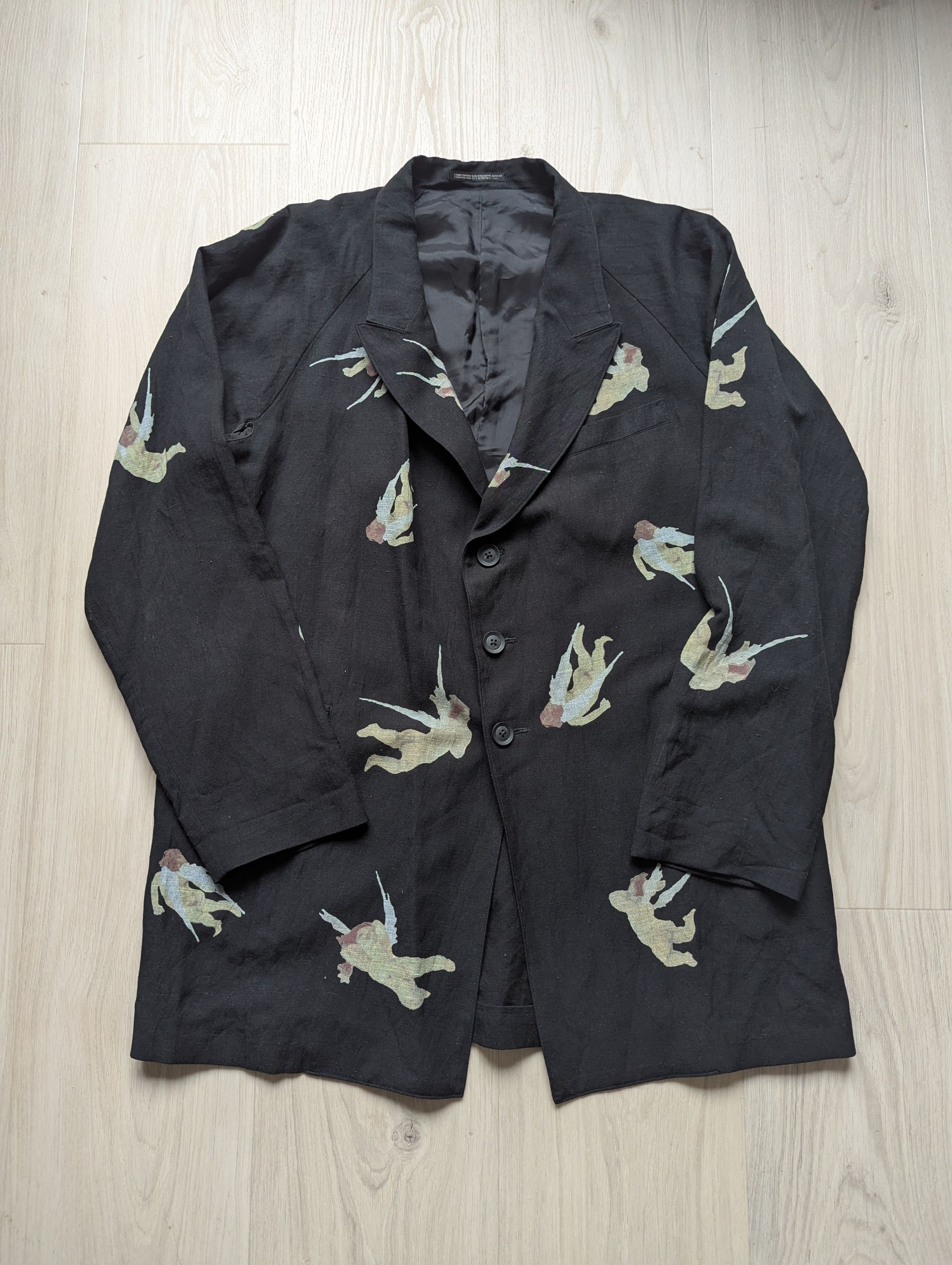 Yohji Yamamoto Yohji Yamamoto pour homme angel patern jacket Size US L / EU 52-54 / 3 - 6 Thumbnail