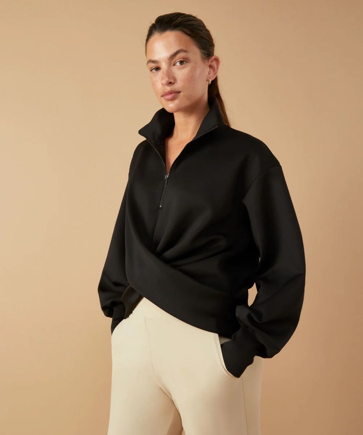 image of Aday With A Twist in Black, Women's (Size XL)