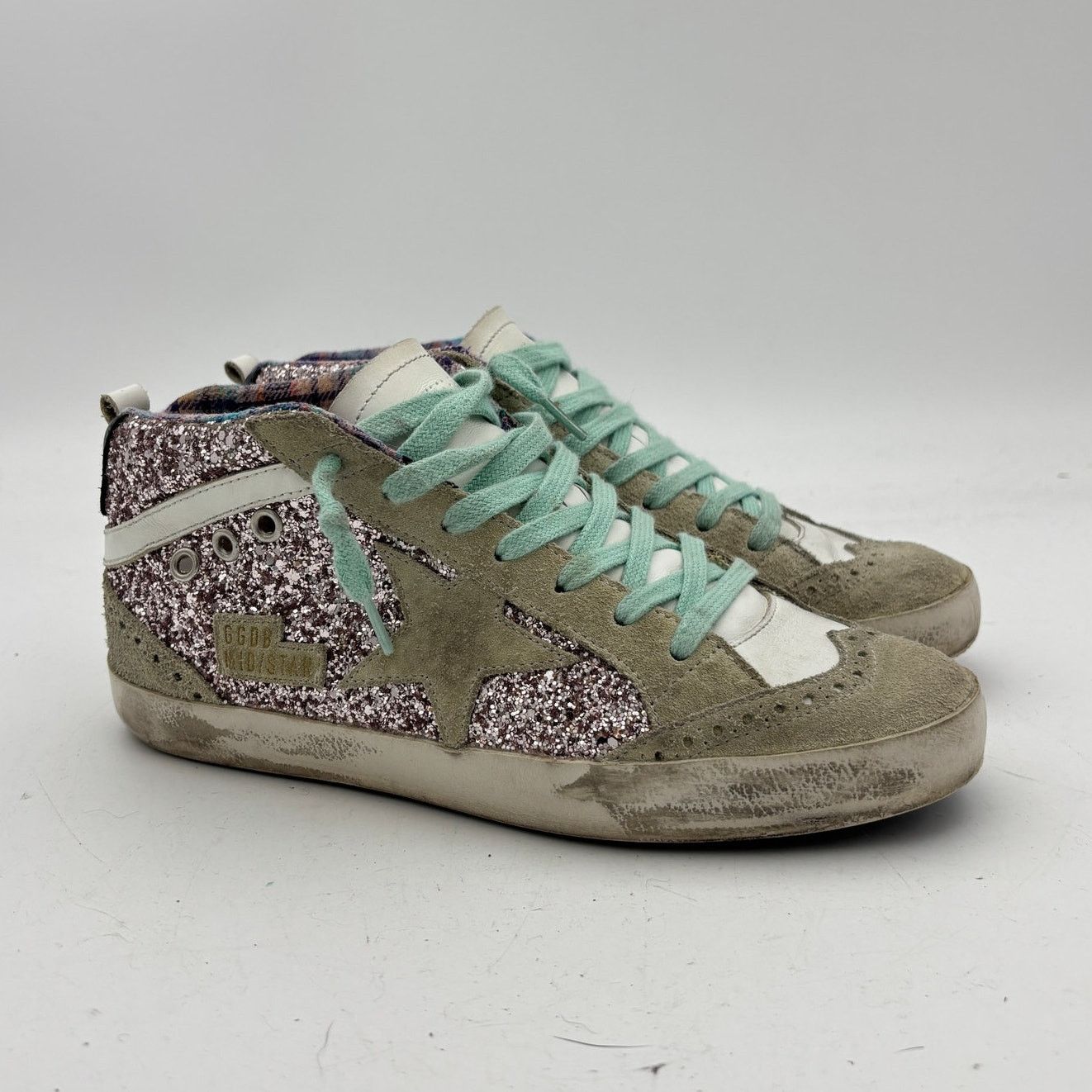 Golden Goose Golden Goose Glitter Midstar Shoes Sneakers Women's 37 US 7 Size US 7 / IT 37 - 1 Thumbnail