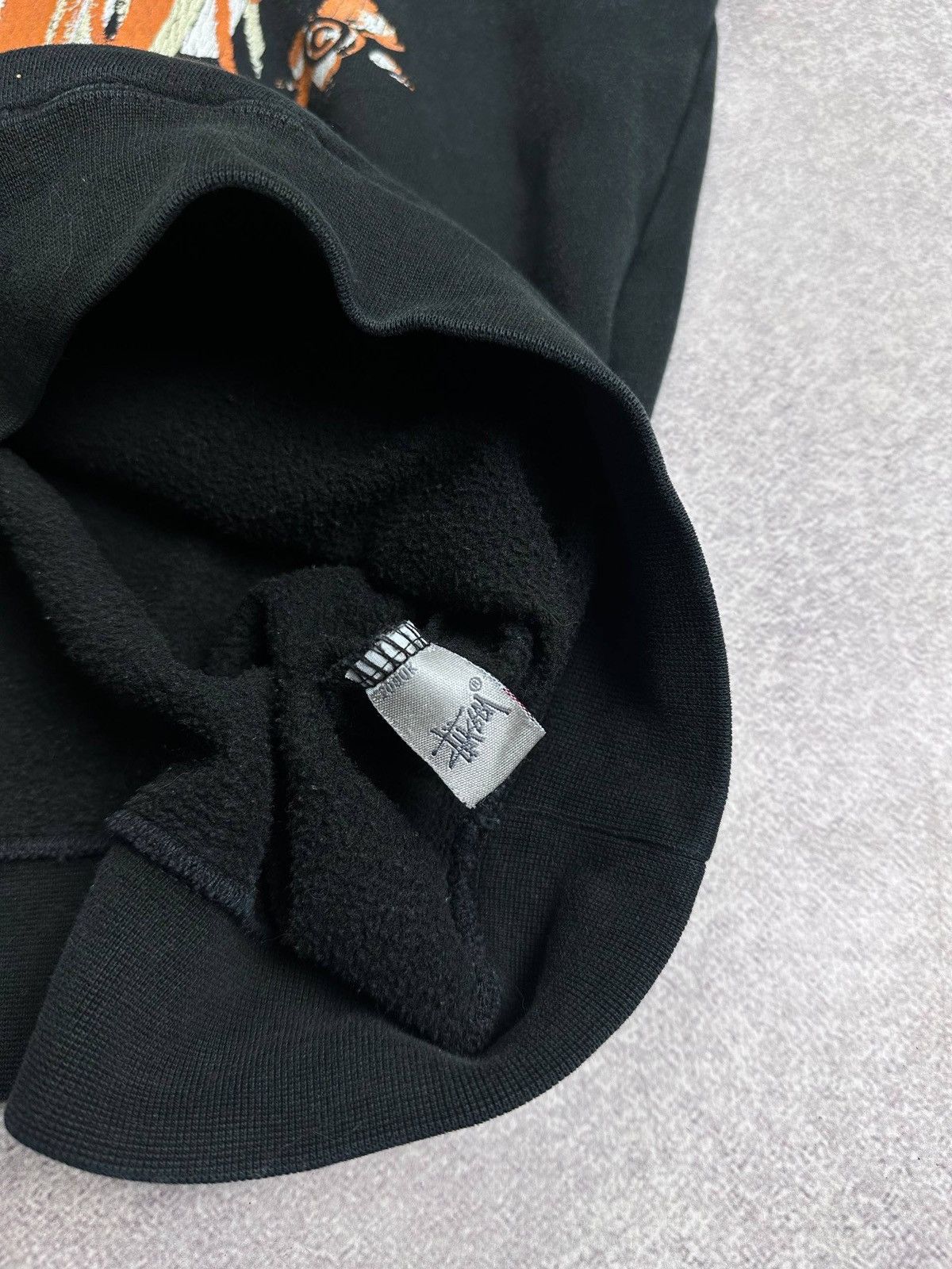Stussy Vintage Stussy Big Logo Heavy Cotton Hoodie M Size US M / EU 48-50 / 2 - 9 Thumbnail