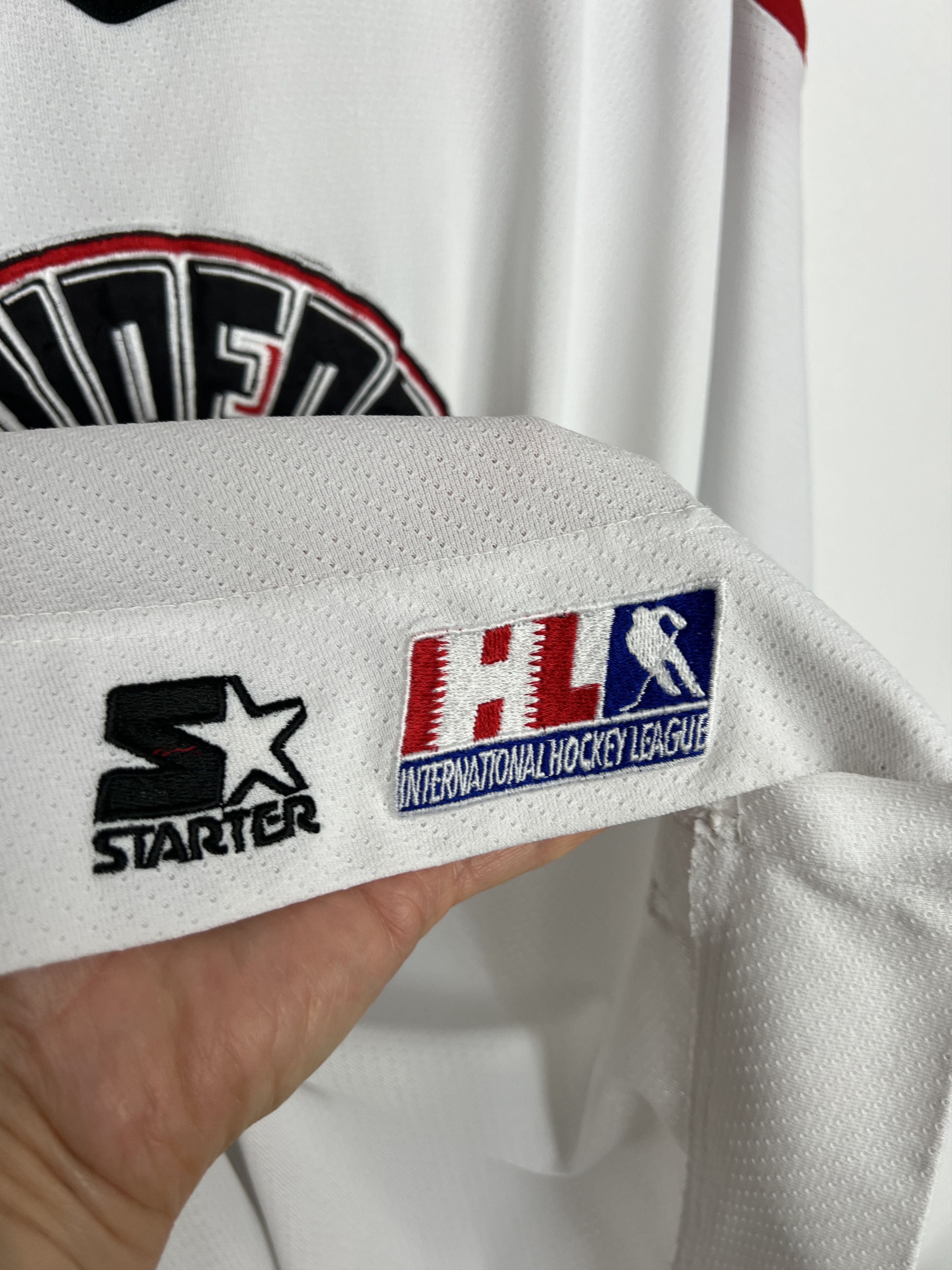 Starter Vintage 90's San Francisco Spiders IHL Jersey Rare Shirt Size US L / EU 52-54 / 3 - 6 Thumbnail