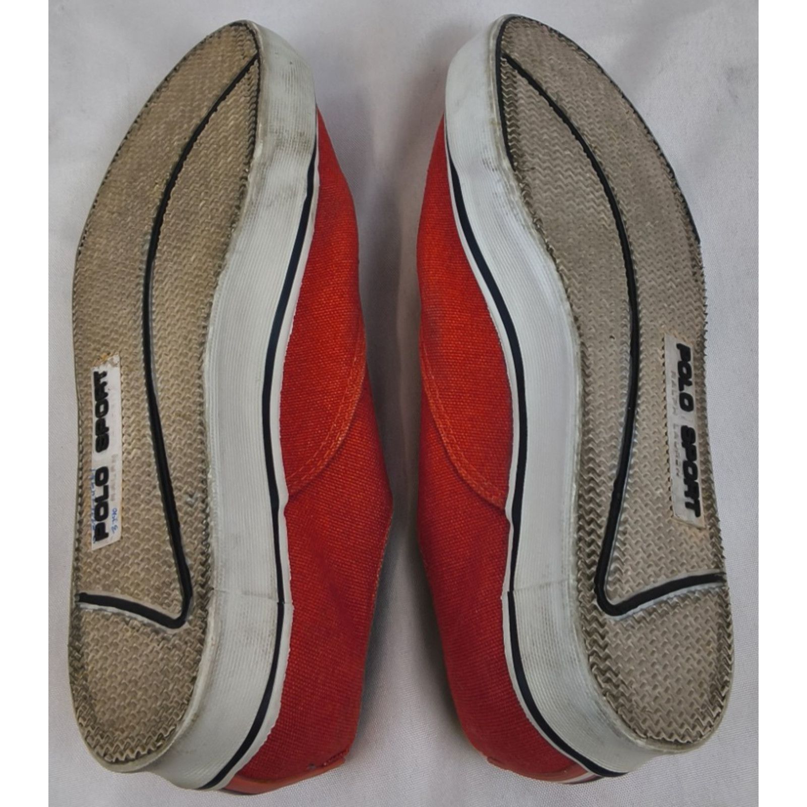 Ralph Lauren Polo Sport Ralph Lauren Canvas VTG Tennis Shoe Men's 7.5 Red Size US 7.5 / EU 40-41 - 5 Thumbnail