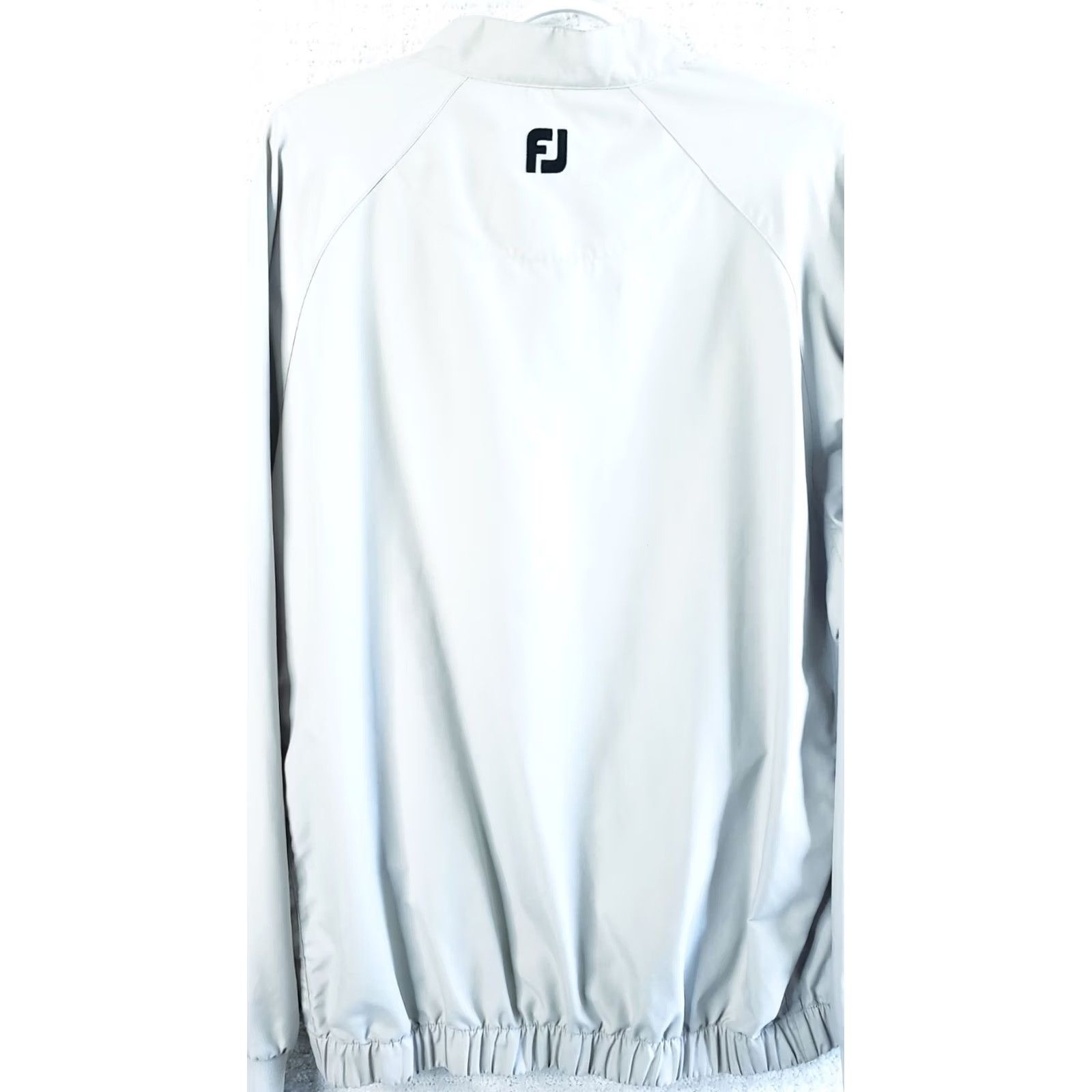 Footjoy FOOTJOY Golf Pullover Wind Jacket Men's Large Beige Long Sleeve 1/4 Snap Size US L / EU 52-54 / 3 - 5 Thumbnail