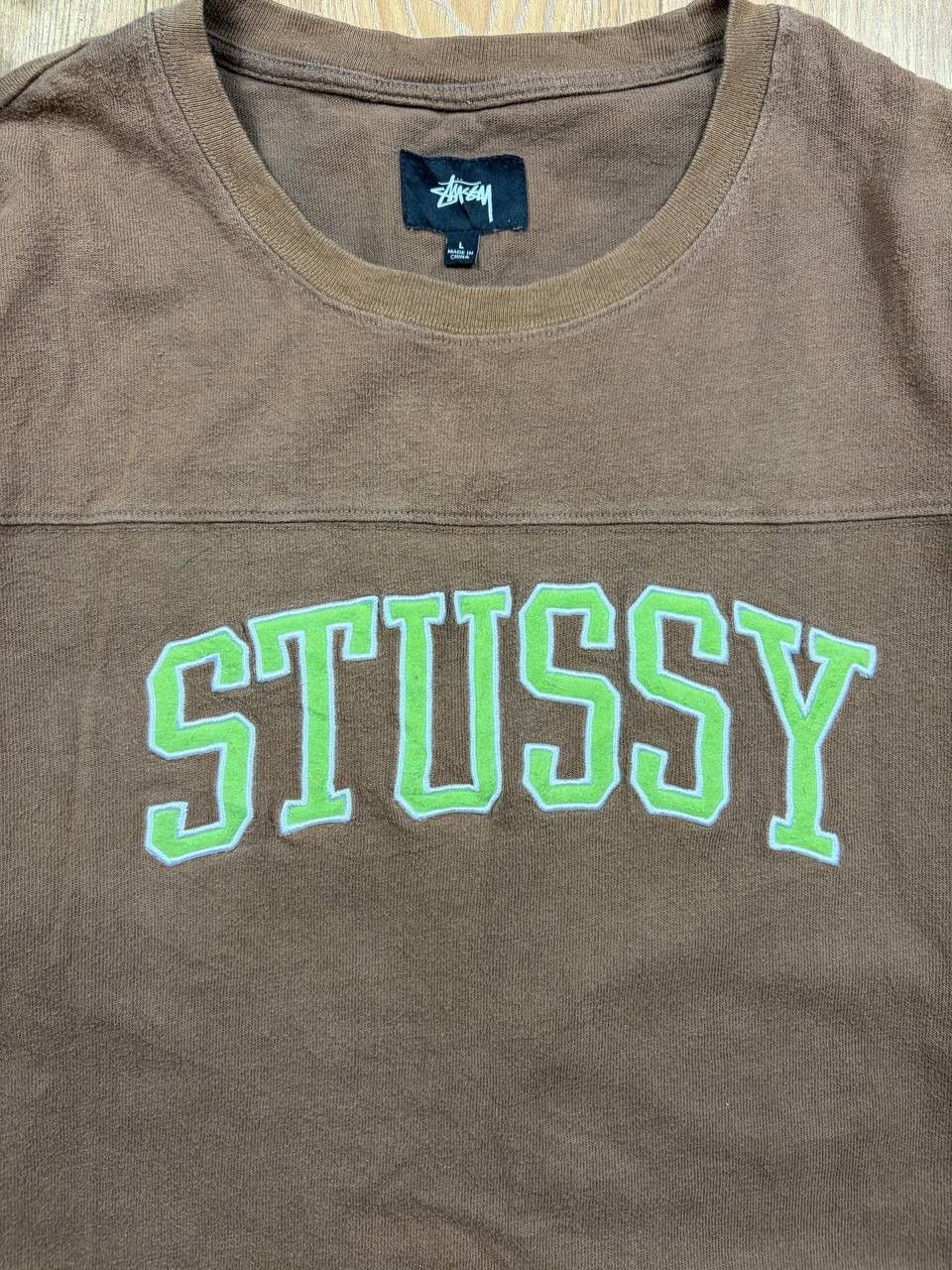 Stussy STUSSY SPELLOUT VINTAGE CREWNECK Y2K RARE Size US L / EU 52-54 / 3 - 2 Thumbnail