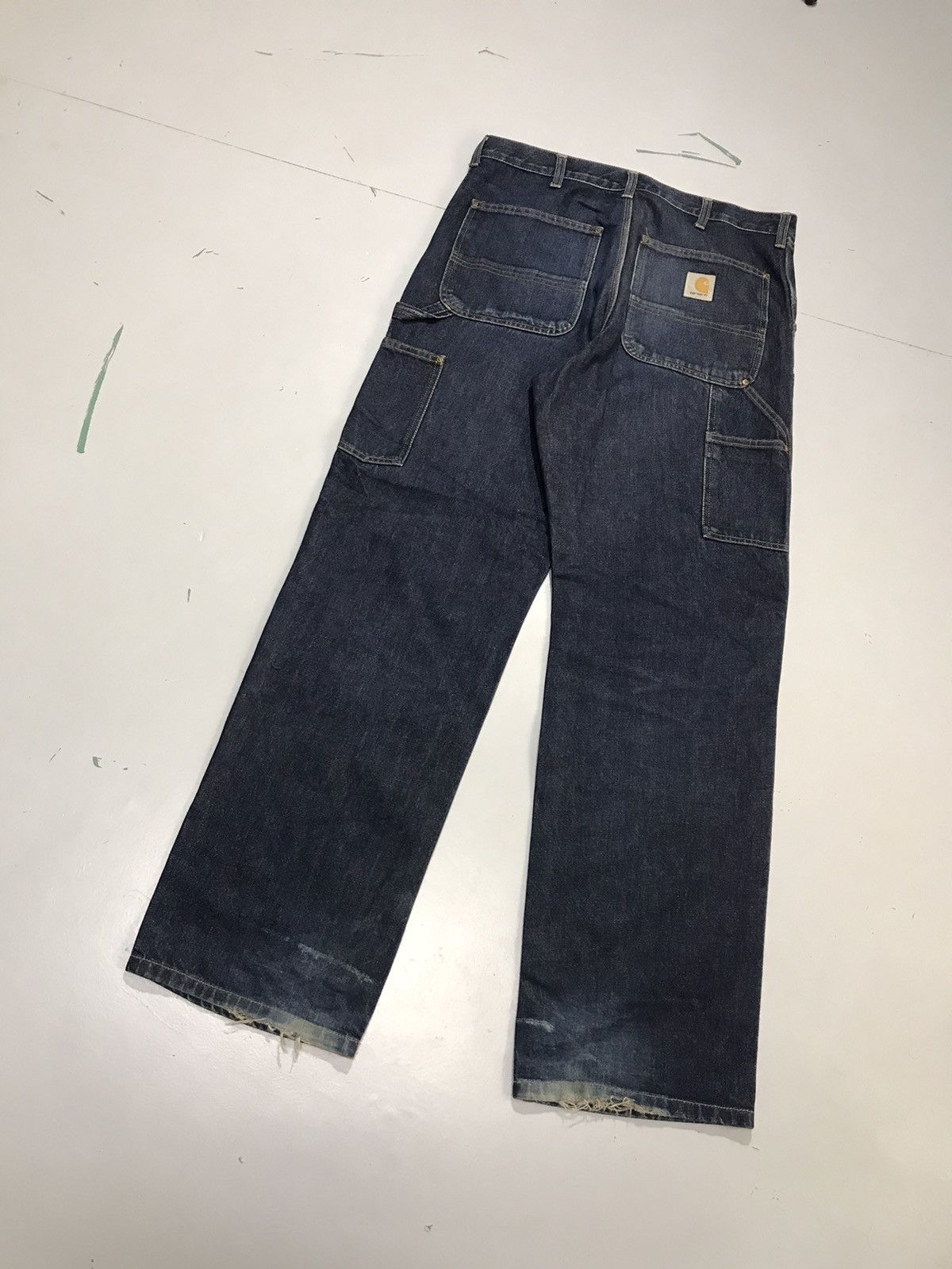 Carhartt Vintage Carhartt double knee workwear denim Size US 36 / EU 52 - 8 Thumbnail