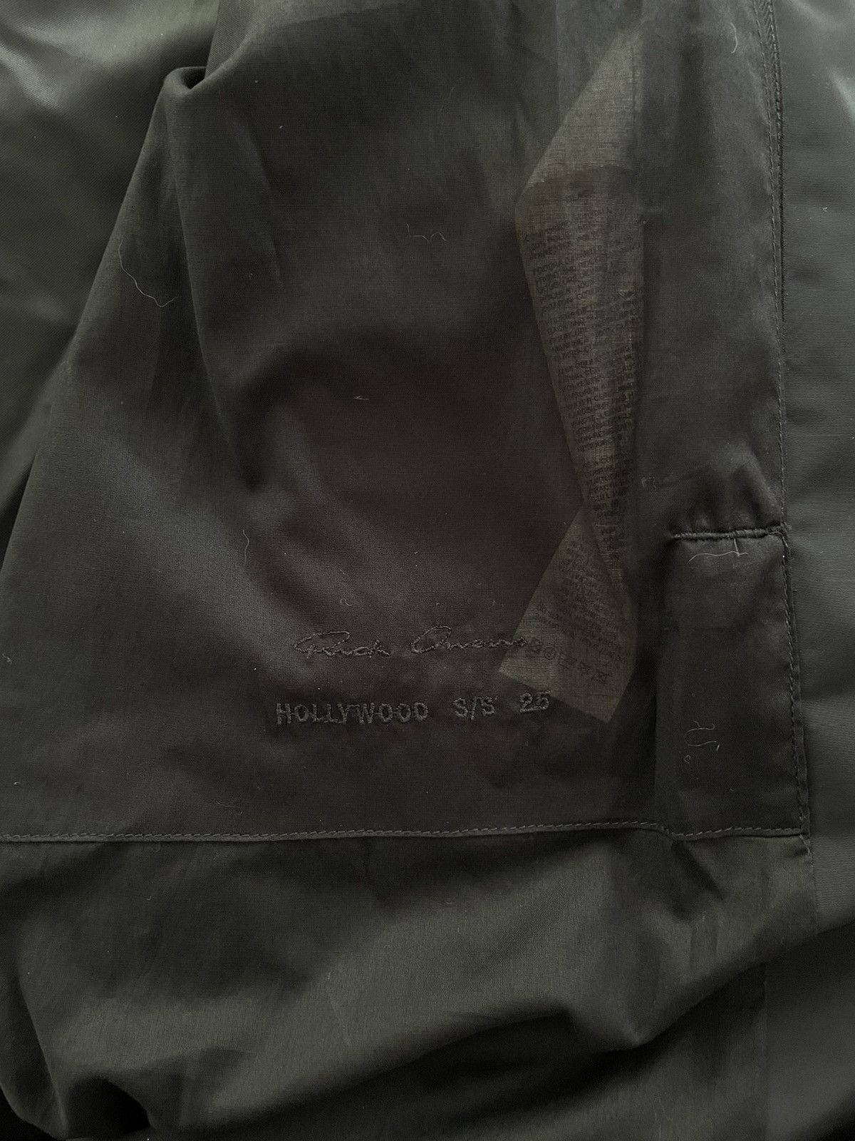 Rick Owens Black Tech Brad Coat SS25 Hollywood Size US M / EU 48-50 / 2 - 6 Thumbnail