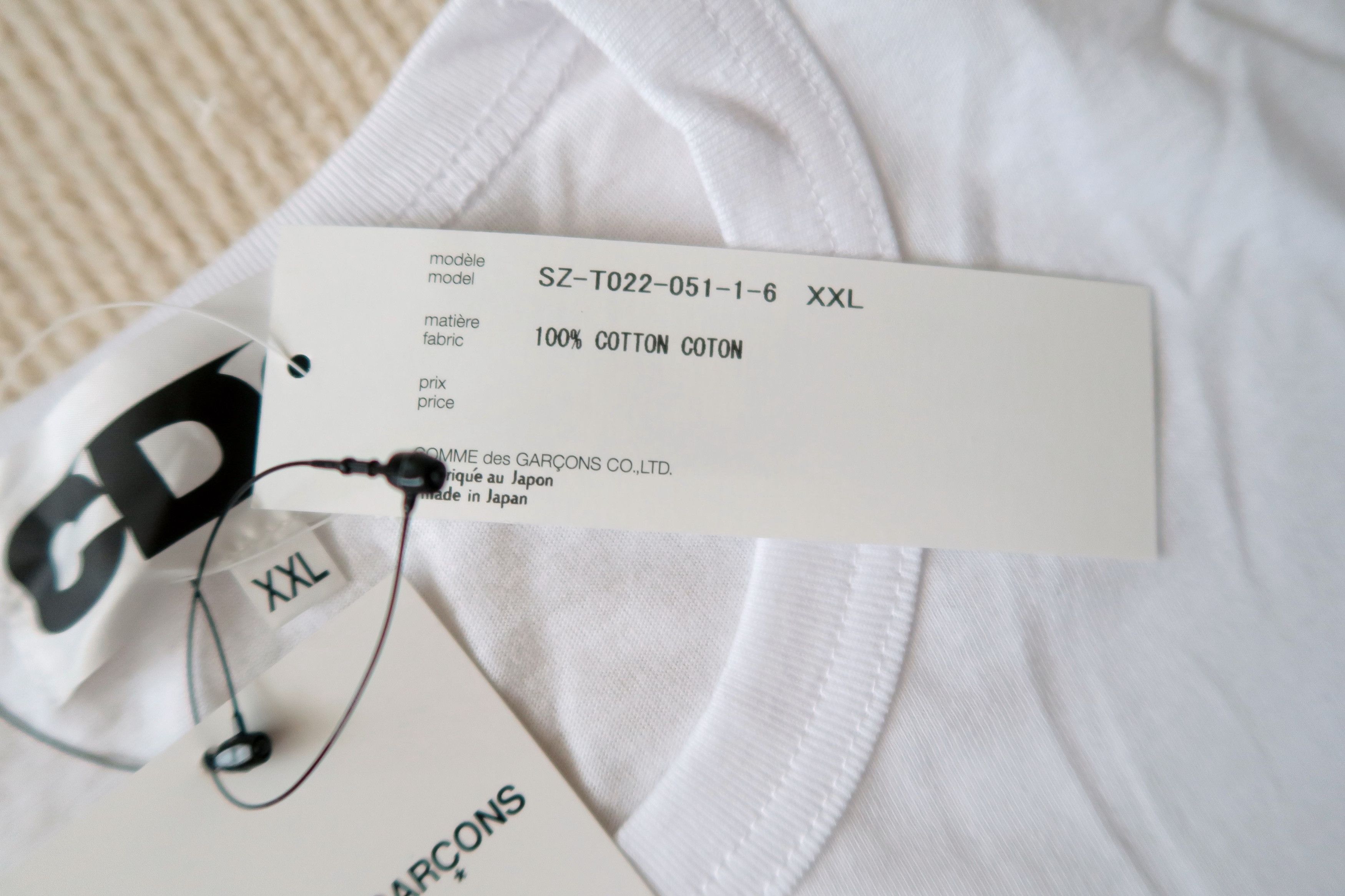 CDG by Comme des Garcons Comme des Garcons CDG Triple Logo T-Shirt Size US XXL / EU 58 / 5 - 5 Thumbnail