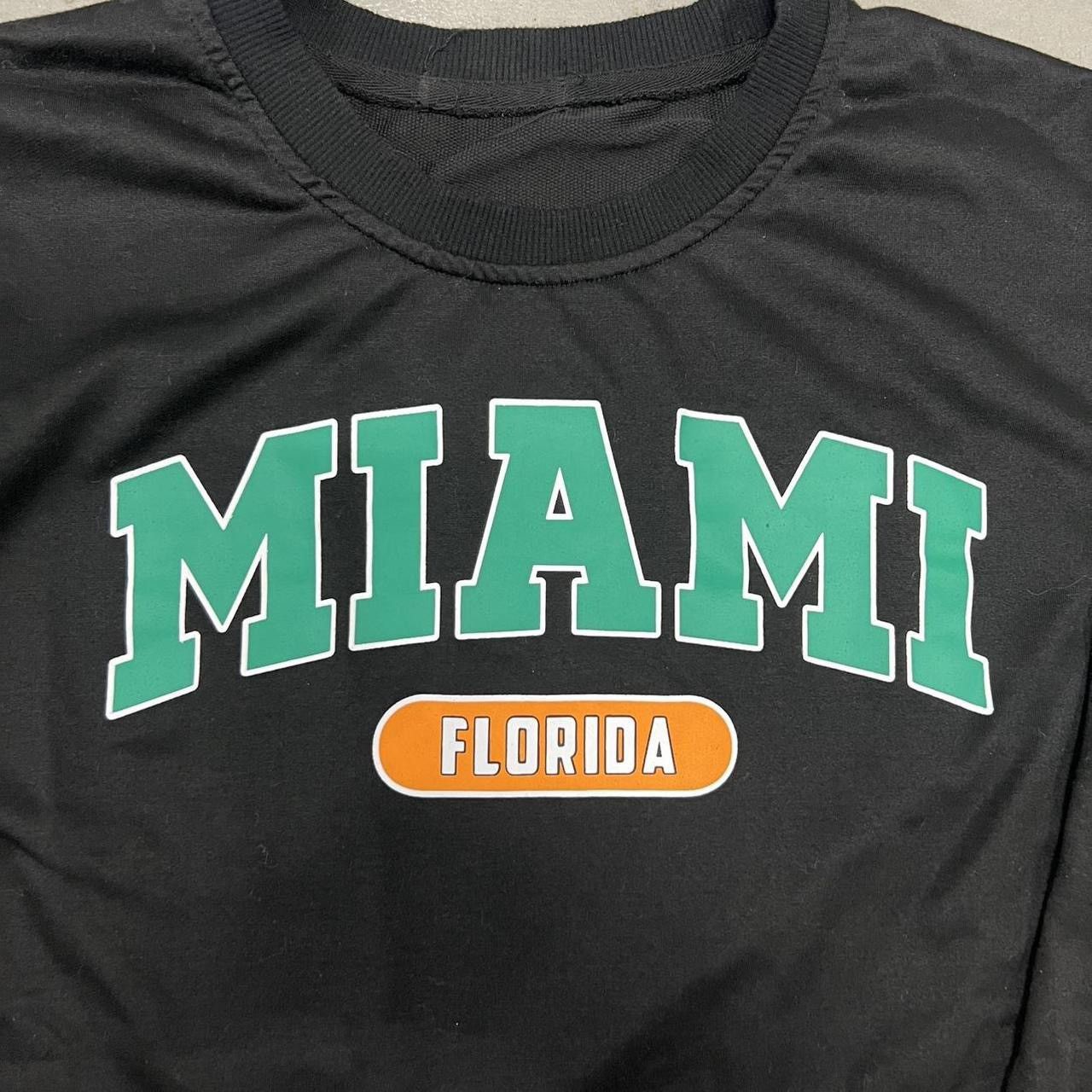 Vintage Crazy Vintage Y2K University of Miami Hurricanes long sleeve Size US M / EU 48-50 / 2 - 2 Thumbnail