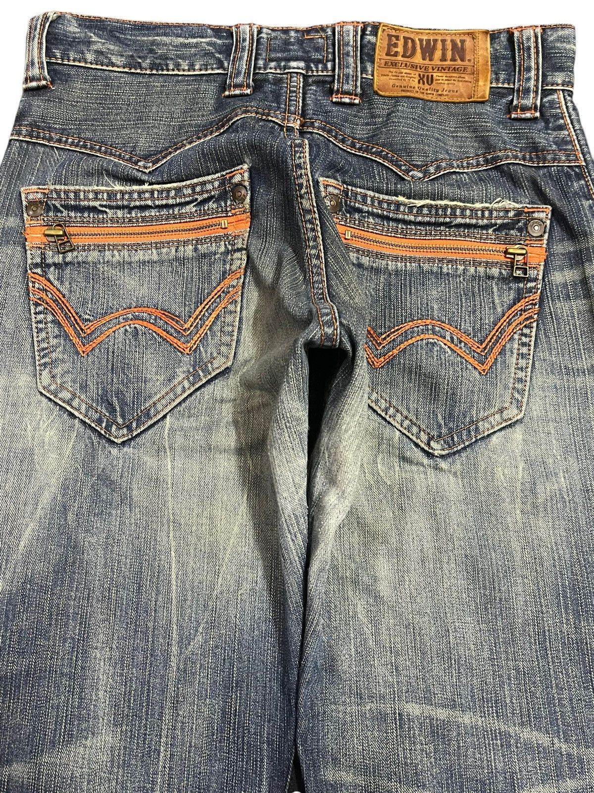 Edwin Edwin XV Exclusive Vintage Blue Faded Wash Baggy Jeans Size US 30 / EU 46 - 5 Thumbnail