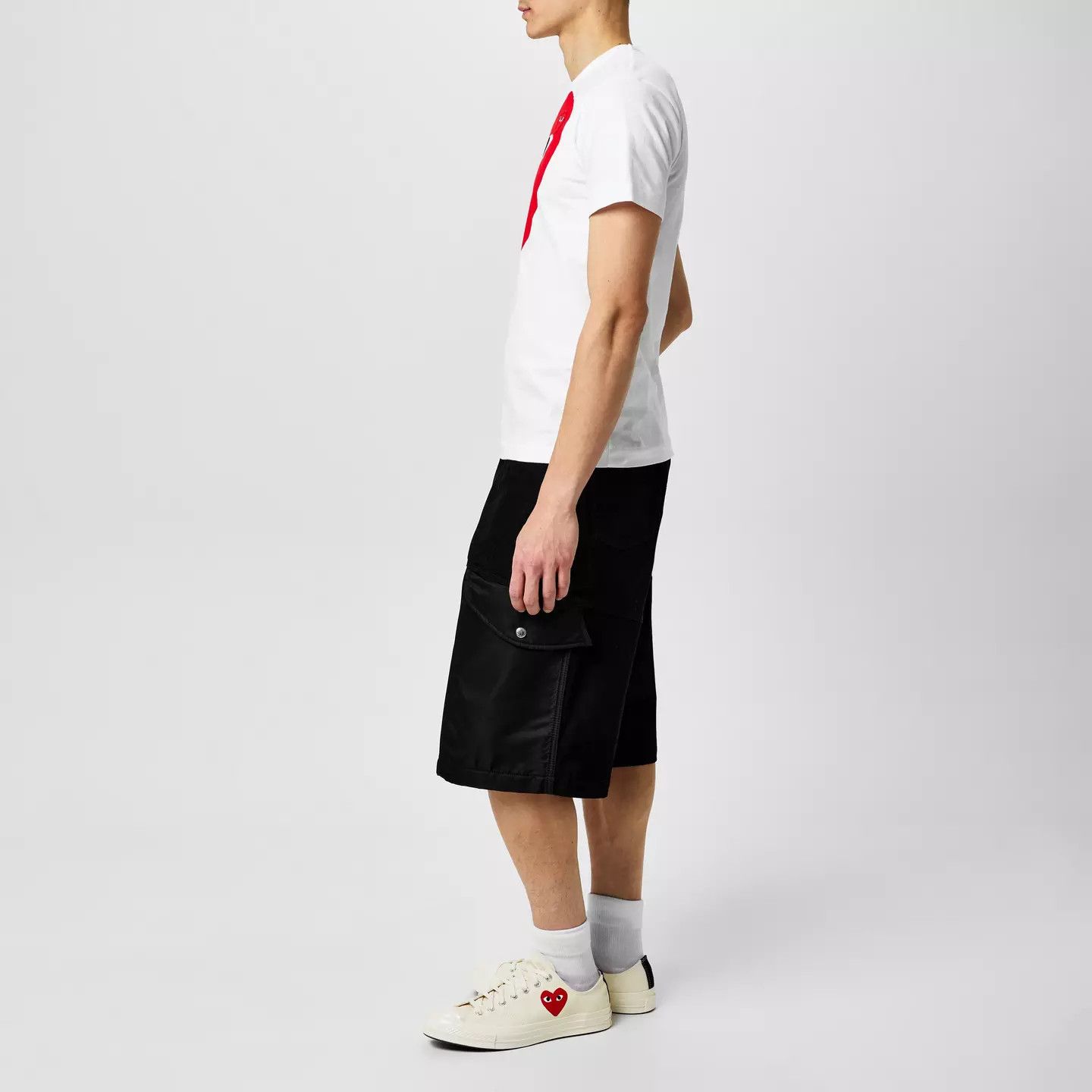 Comme des Garcons PLAY × Converse o1g2r1mq0426 Large Peeping Heart Chuck Taylor 70 Trainers Size US 12 / EU 45 - 6 Thumbnail
