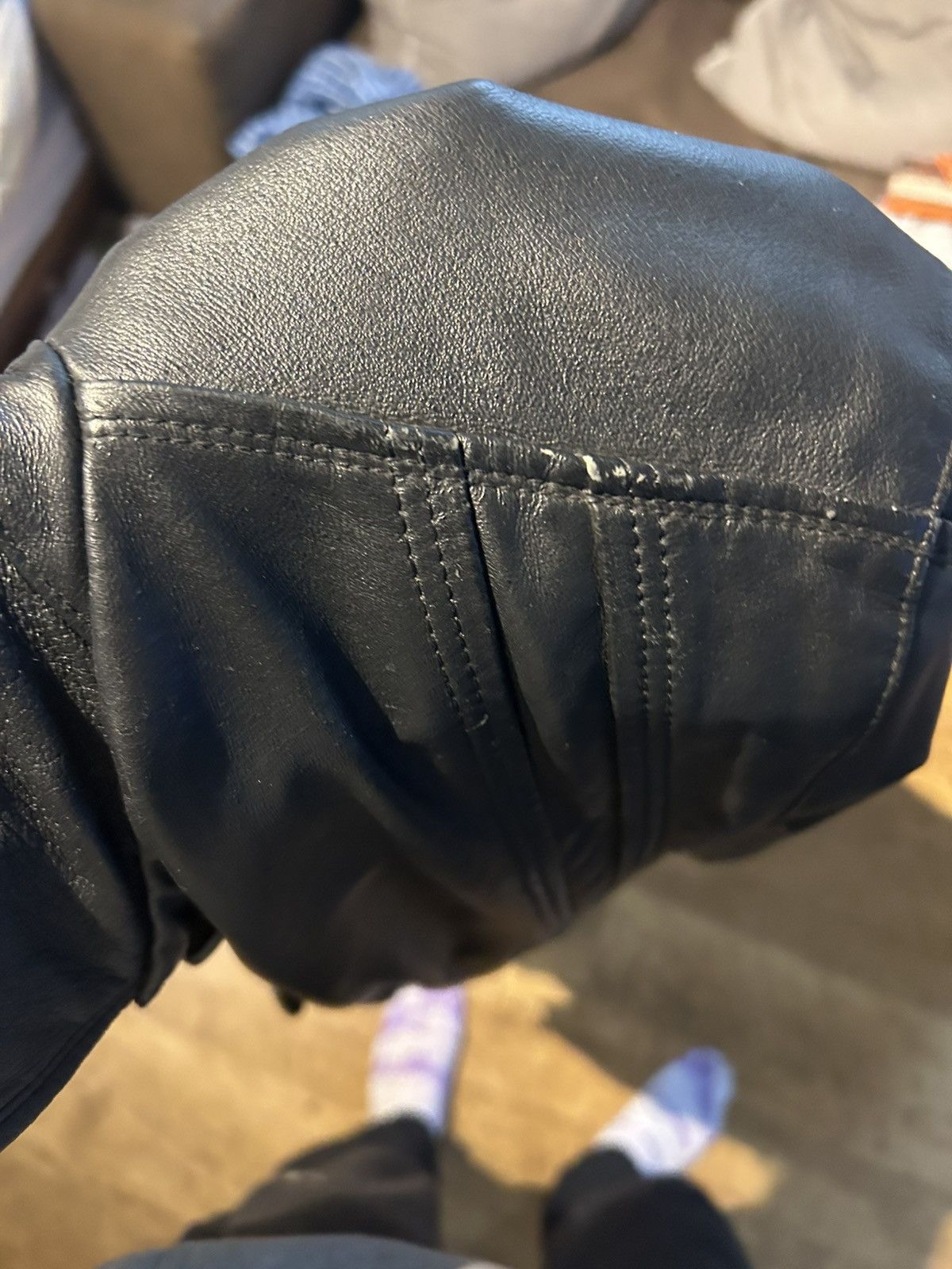 C&A Vintage Nappa Leather coat by CANDA C&A Size XL / US 12-14 / IT 48-50 - 19 Thumbnail