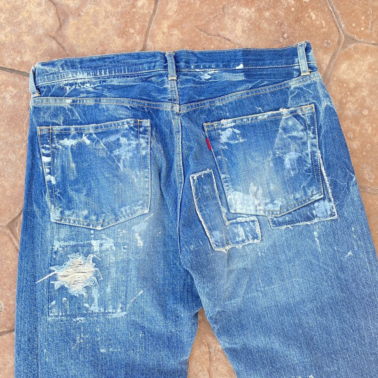 Eternal Thrashed Eternal Bitchu Kurashiki Japanese Brand Denim Pant Size US 36 / EU 52 - 4 Thumbnail