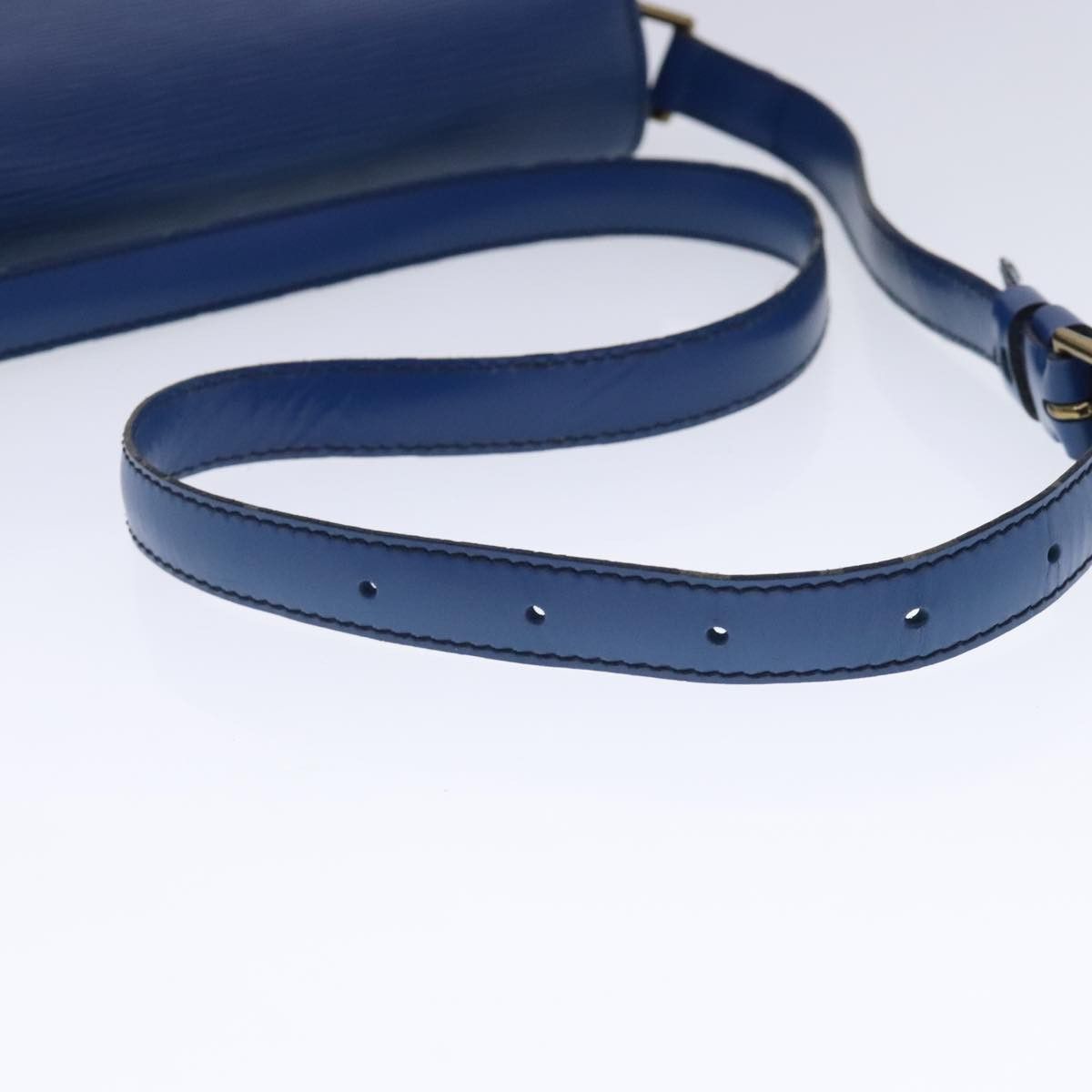 Louis Vuitton LOUIS VUITTON Epi Saint Cloud GM Shoulder Bag Toledo Blue Size ONE SIZE - 7 Thumbnail