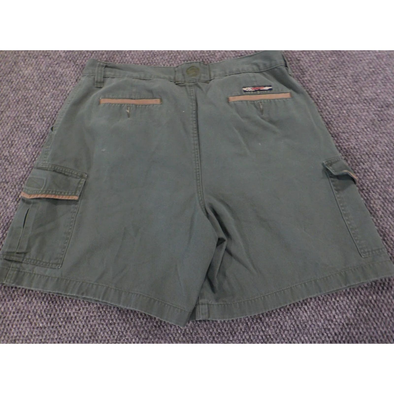 Jansport Jansport Mens Shorts 36 Green Cargo Outdoors Casual Size US 36 / EU 52 - 7 Thumbnail