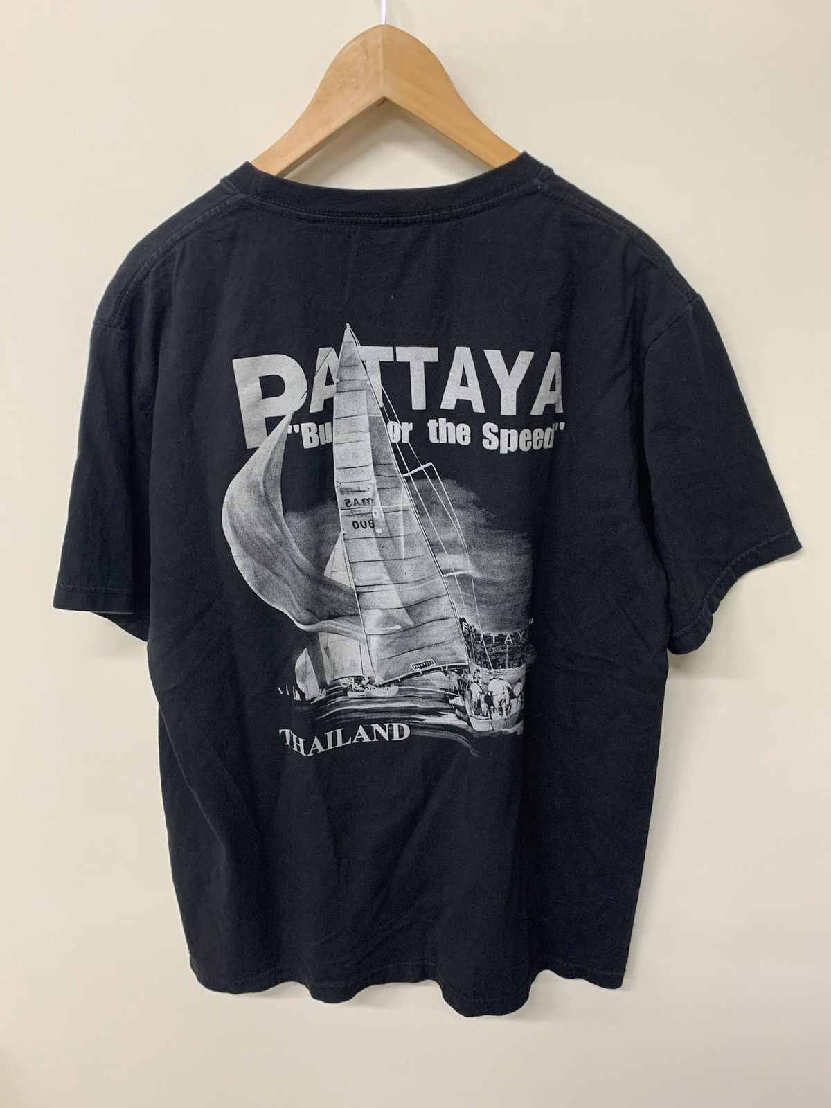 Vintage Vintage Pattaya Thailand Sailing Tee Size US XL / EU 56 / 4 - 1 Thumbnail