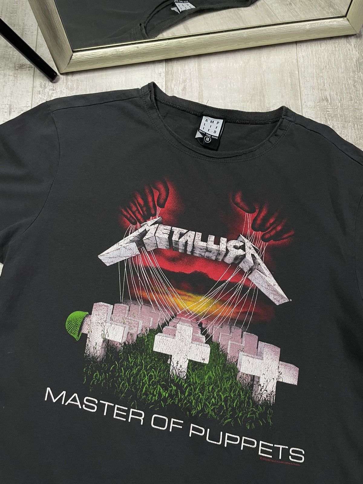 Metallica Vintage Y2K Metallica “Master Of Puppets” T-Shirt Dark Grey Size US M / EU 48-50 / 2 - 2 Thumbnail