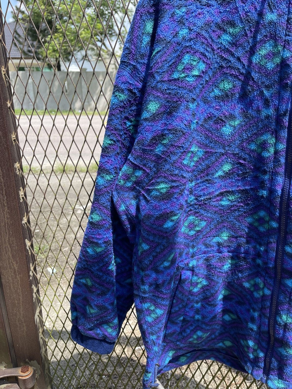 Japanese Brand Phenix Polartec Patterned Fleece Jacket – Vintage 90s Size US L / EU 52-54 / 3 - 4 Thumbnail