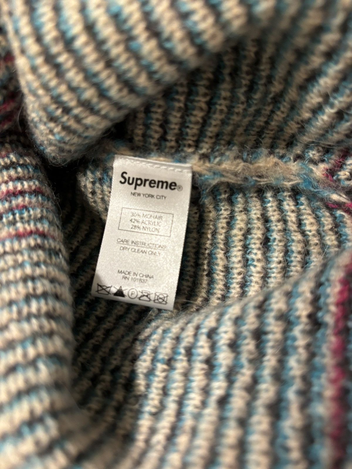 Supreme Brushed Plaid Sweater | Grailed
