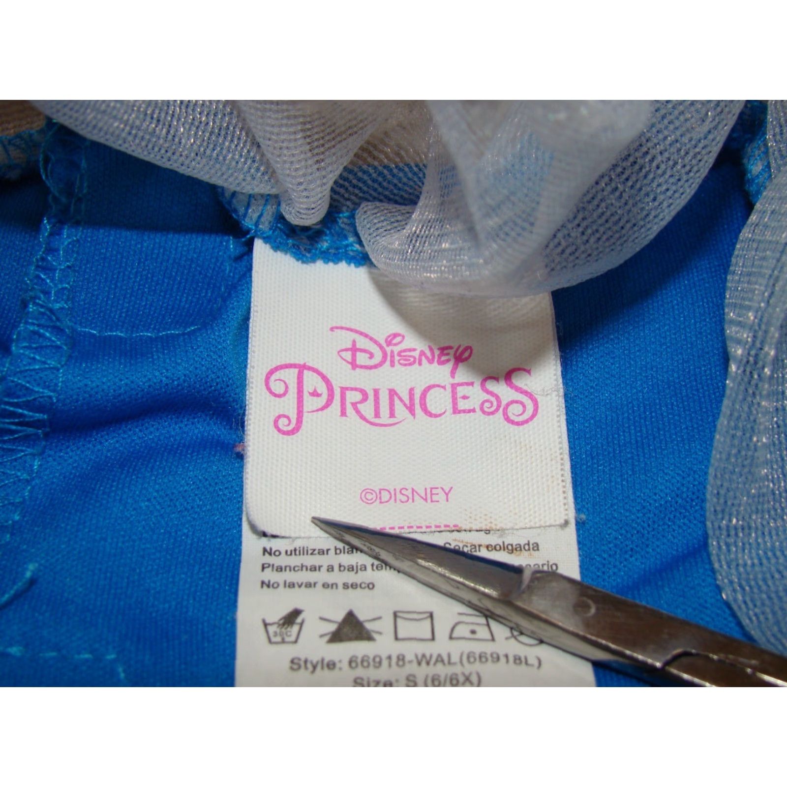 Disney Disney Princess Snow White Costume Dress Up Girls Size Small 6-6X Yellow Size ONE SIZE - 5 Thumbnail