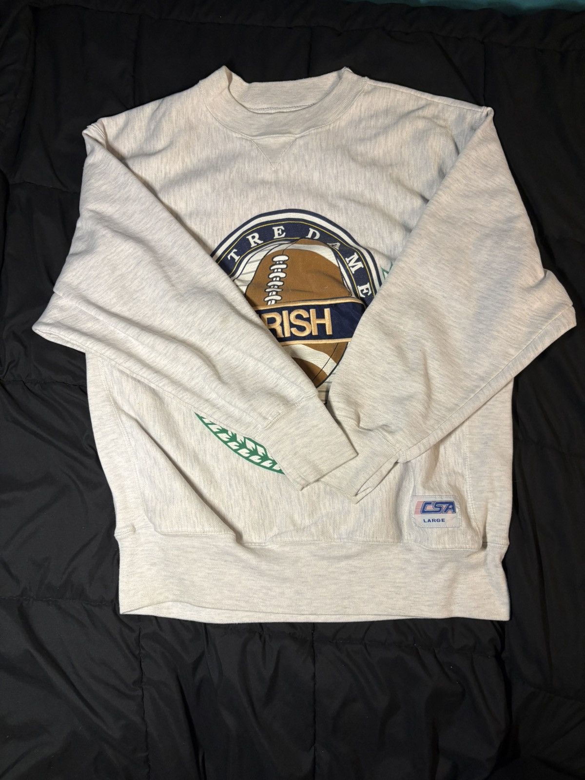 Vintage Notre dame fighting Irish college sweatshirt Size US L / EU 52-54 / 3 - 1 Thumbnail