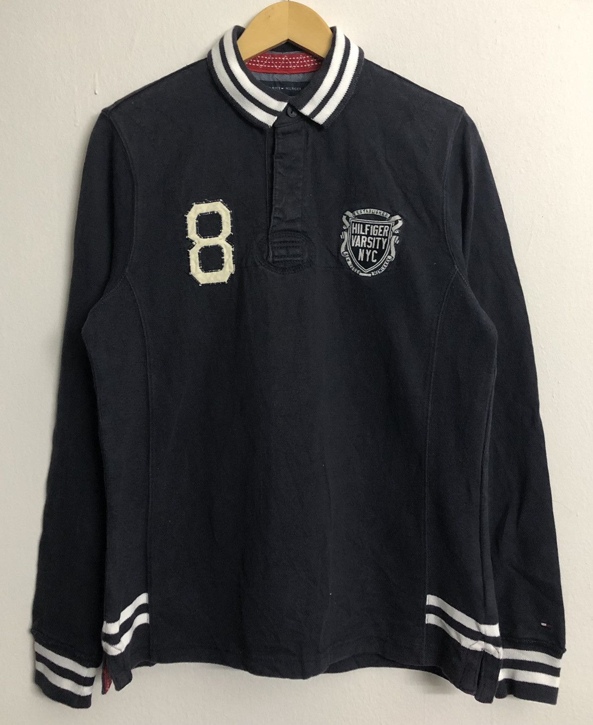 Tommy Hilfiger Vintage Tommy Hilfiger Varsity NYC Size US S / EU 44-46 / 1 - 1 Thumbnail