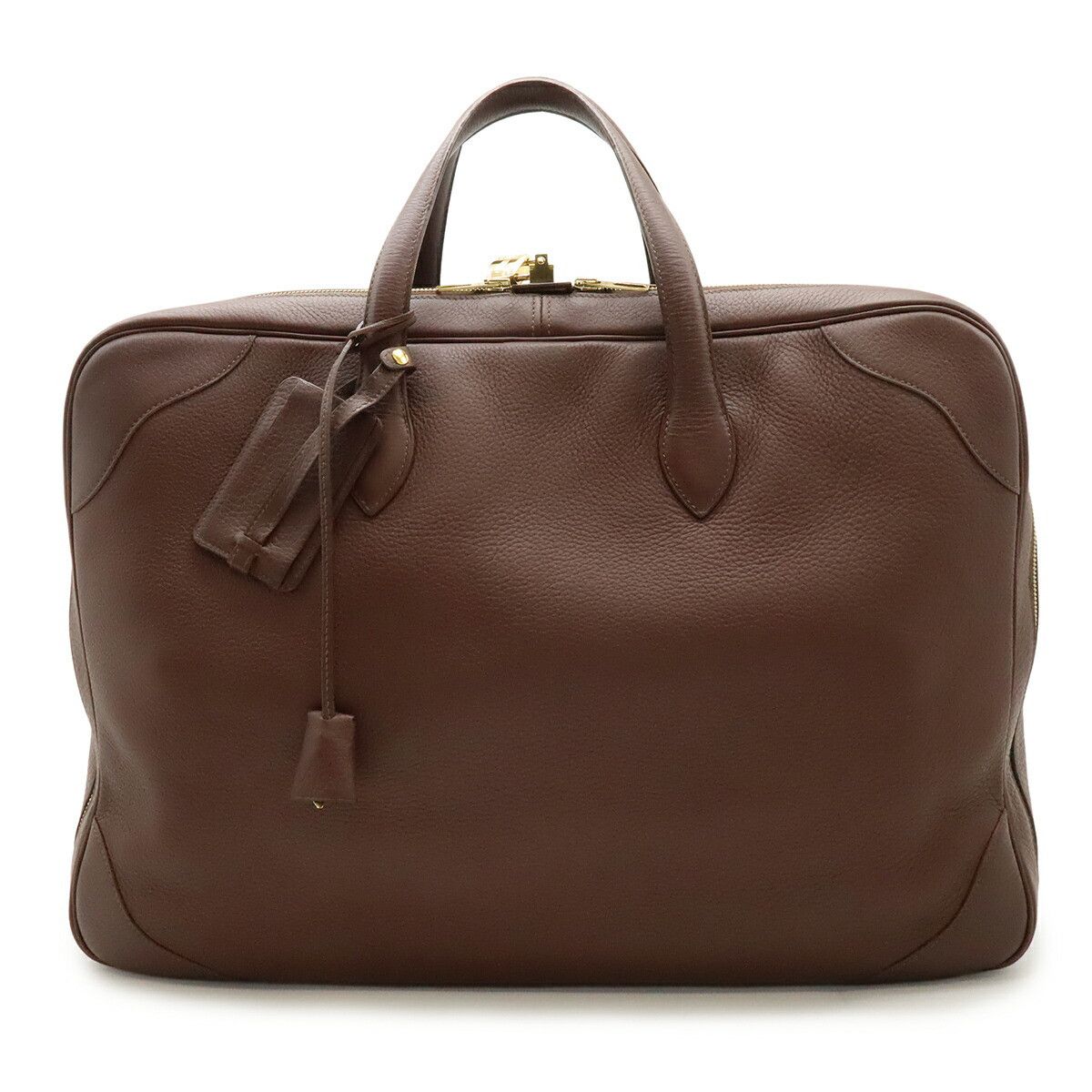 Hermes Hermes Hermes Victoria50 Taurillon Clemence Boston Bag Leather Travel Bag Stamp C (1999) DUTY FREE for USA Size ONE SIZE - 1 Thumbnail