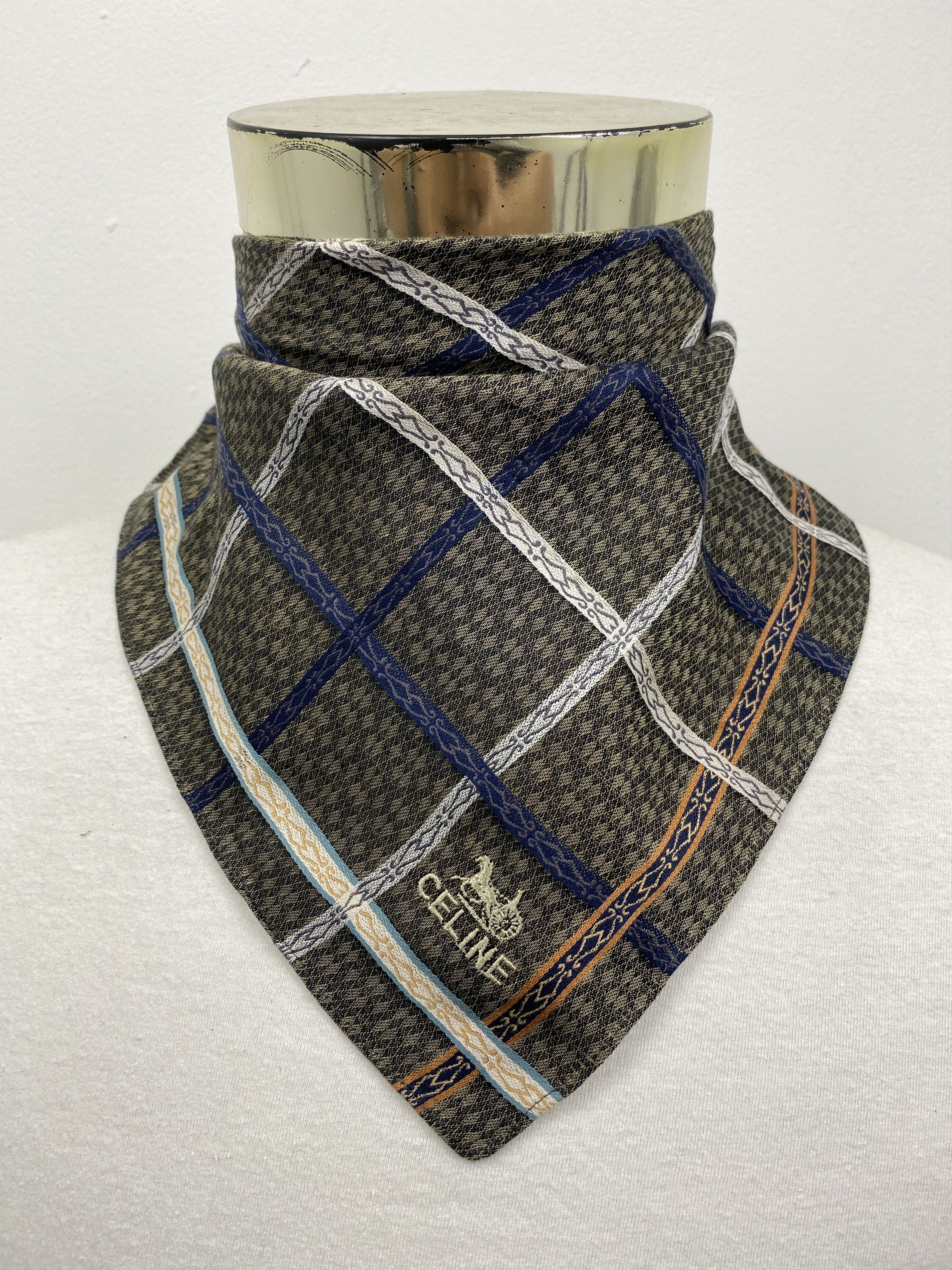 Celine × Vintage Celine Handkerchief / Bandana / Neckerchief HKC0329 Size ONE SIZE - 2 Thumbnail