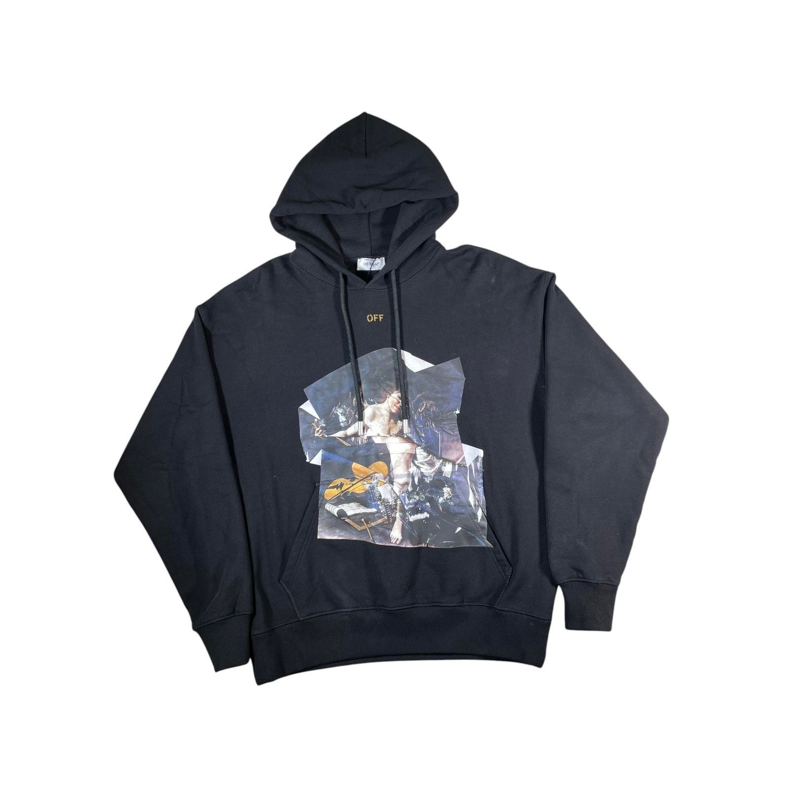 Off-White Off Cupid Paper Skate White & Black Hoodie Size US XS / EU 42 / 0 - 1 Thumbnail