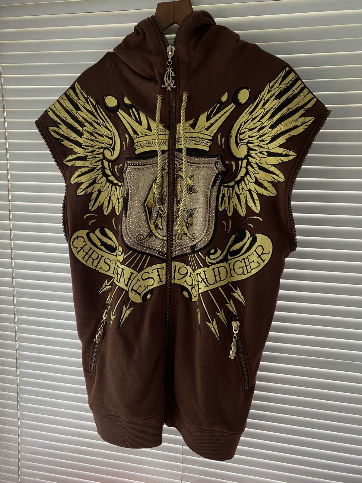 Christian Audigier × Ed Hardy × Vintage Vintage Christian Audigier Ed Hardy Y2K Authentic Hoodie Size US XL / EU 56 / 4 - 17 Thumbnail