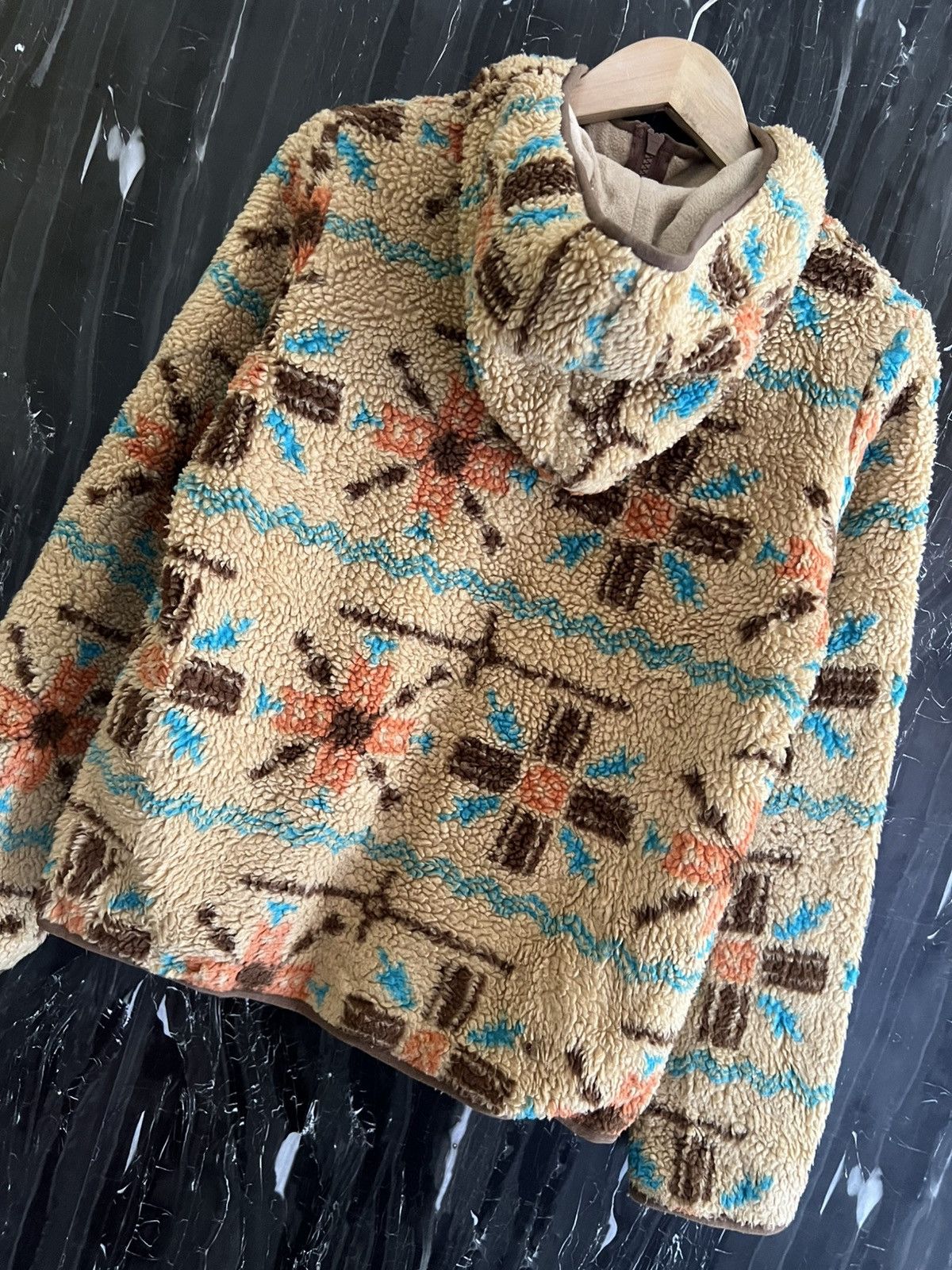 Japanese Brand Rodeo Crowns Navajo Fleece Jacket – Tribal Pattern Size US M / EU 48-50 / 2 - 8 Thumbnail
