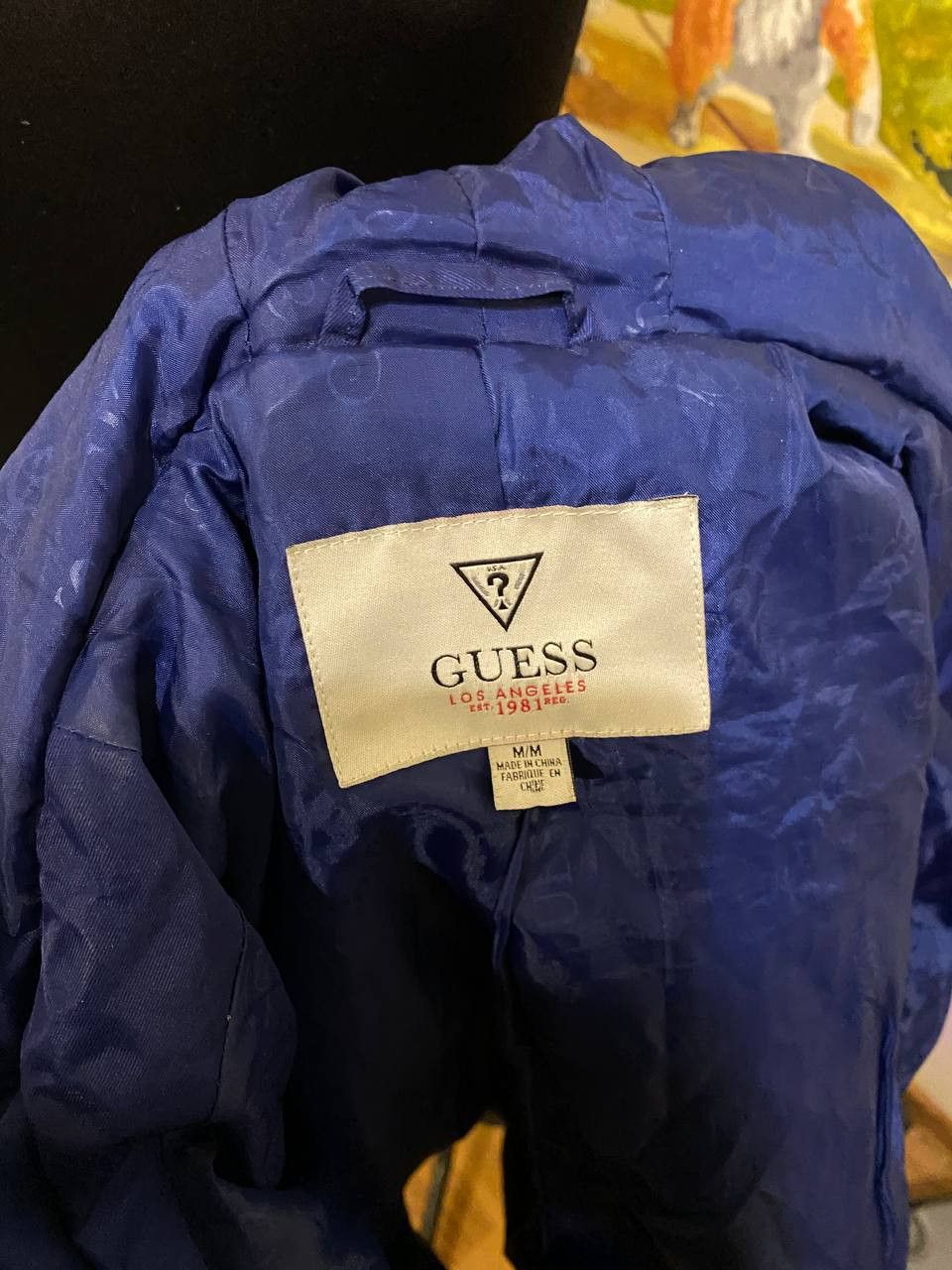 Guess blue Guess Los Angeles puffer jacket, size M/M. Size M / US 6-8 / IT 42-44 - 9 Thumbnail