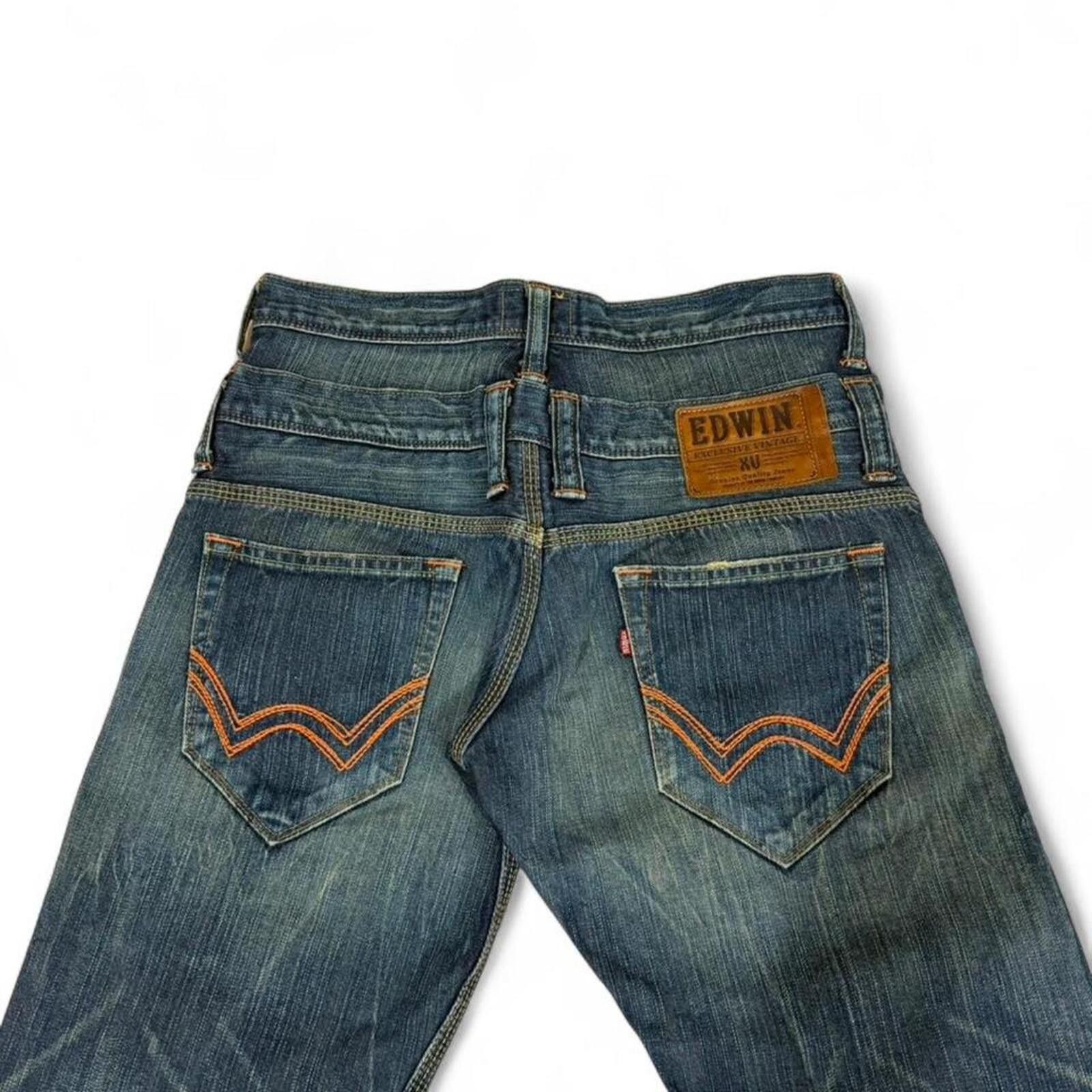 True Religion Vintage EDWIN XV double waist denim jeans Size 30" / US 8 / IT 44 - 3 Thumbnail