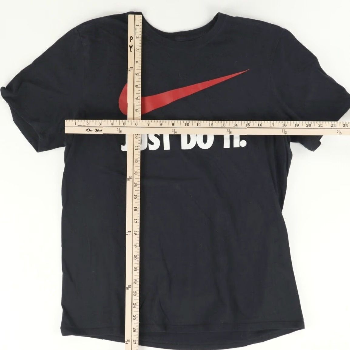 Nike Nike Just Do It Solid T-Shirt Black Men's L Shirt Size US L / EU 52-54 / 3 - 2 Thumbnail