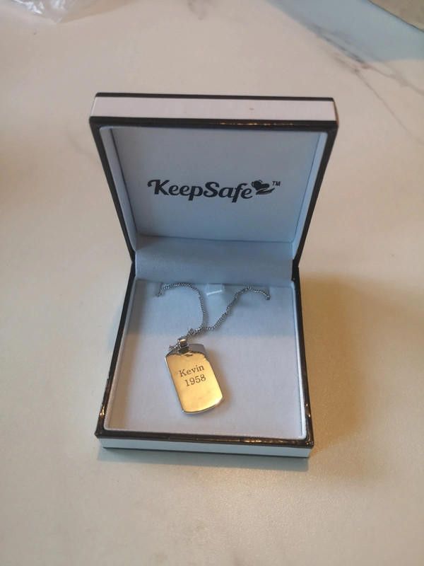 Designer KeepSafe stainless steel necklace for him Size ONE SIZE - 1 Thumbnail