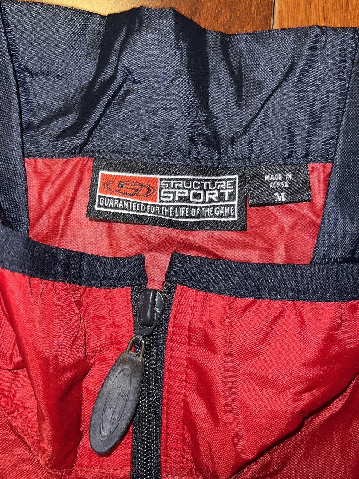 Structure Vintage Red Windbreaker Size US M / EU 48-50 / 2 - 4 Thumbnail