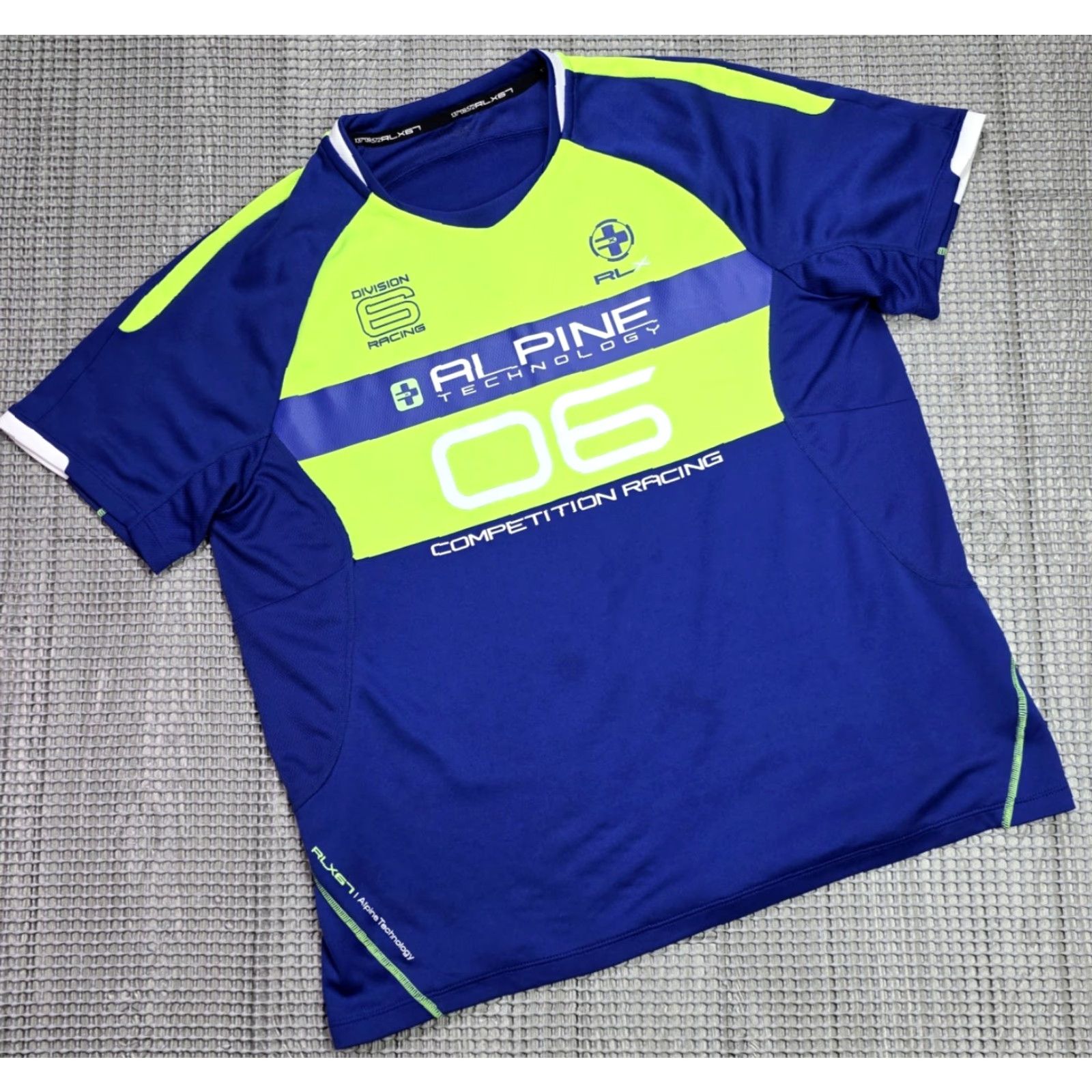 RLX Ralph Lauren Ralph Lauren RLX Men 67 Alpine Technology Division 6 Racing Jersey Short Sleeve L Blue Jersey T-Shirt LV6 Racing Size US L / EU 52-54 / 3 - 2 Thumbnail