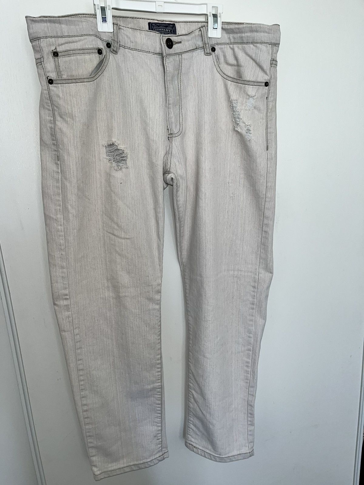 Company 81 × Levi's × Vintage White Straight Leg Jeans Size US 34 / EU 50 - 5 Thumbnail
