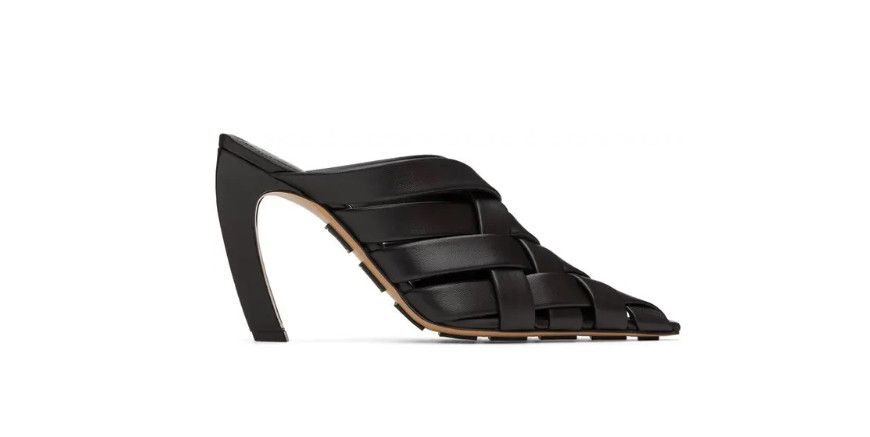 Bottega Veneta o1loc1c0824 Alfie Mules in Black Size US 9 / IT 39 - 1 Thumbnail