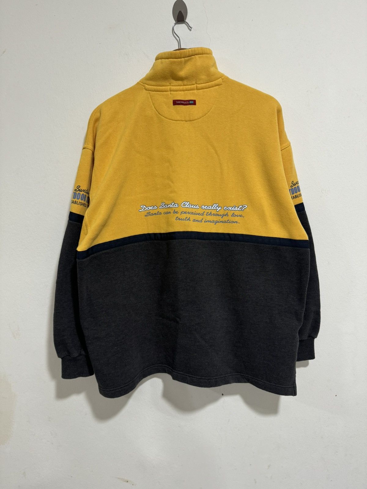 Japanese Brand × Vintage Vintage Santaworld Sweden Half Zipper Sweatshirt Size US XL / EU 56 / 4 - 7 Thumbnail