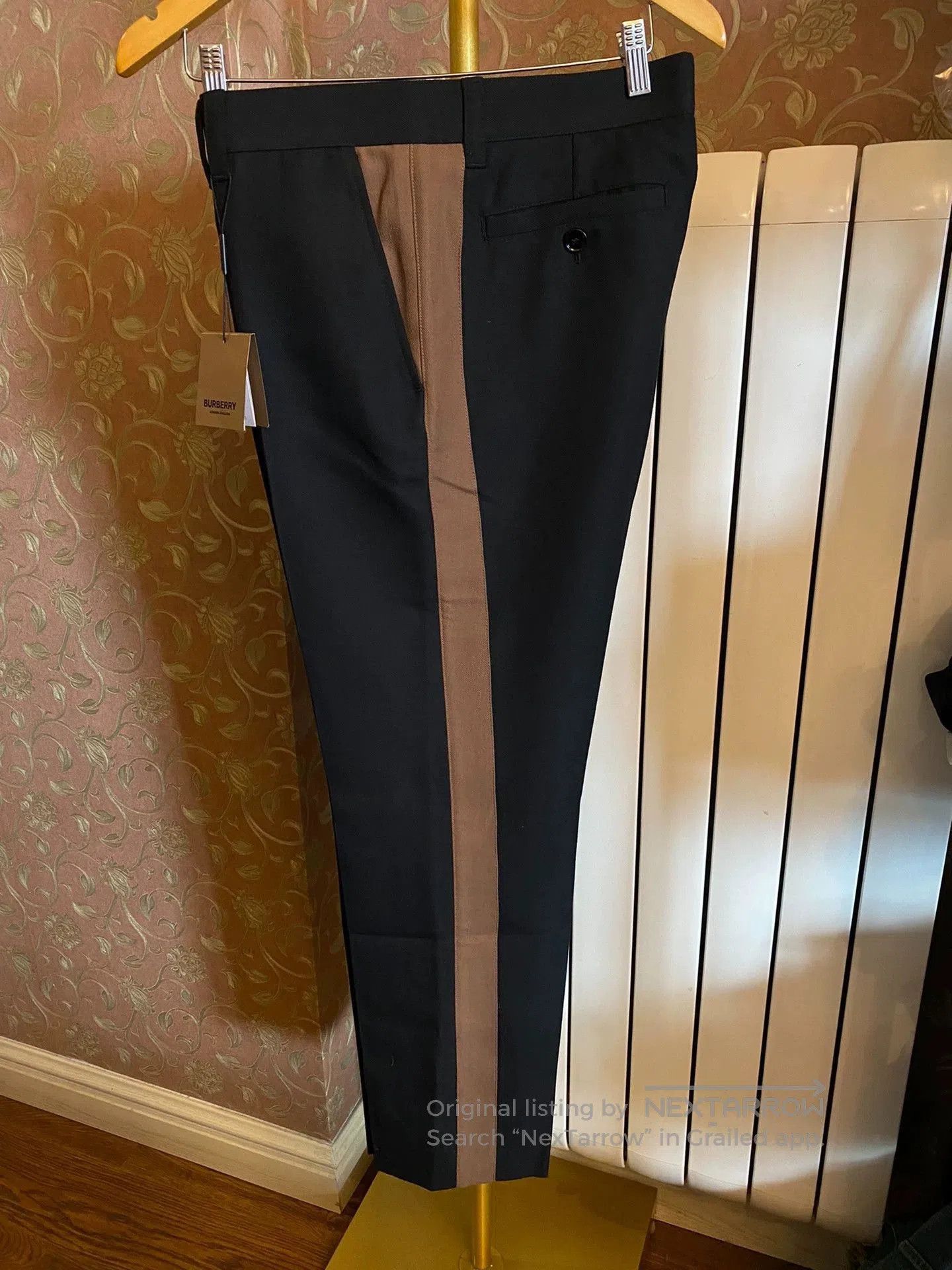 Burberry Black Tailored Casual Pants Size 34. Size US 34 / EU 50 - 3 Thumbnail