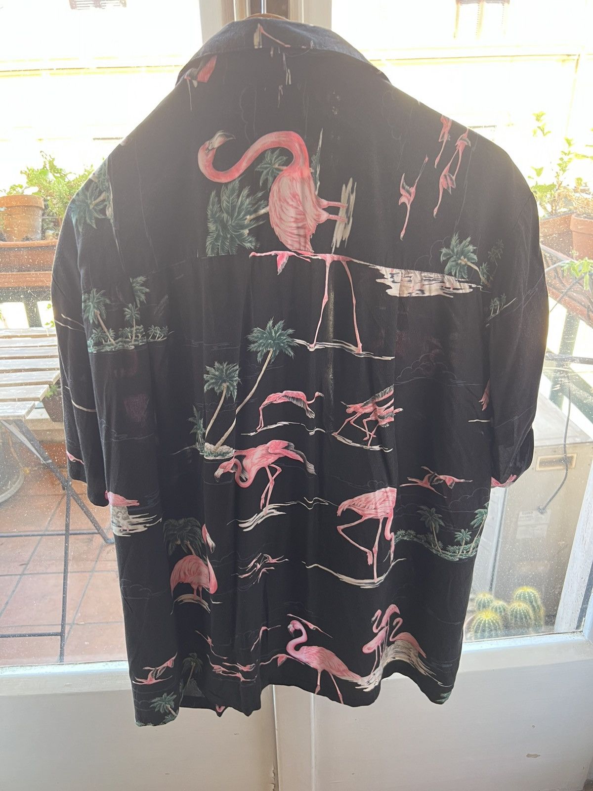 Paradise Found Vintage Pink Flamingo Hawaiian Shirt - Harry Styles Size US XL / EU 56 / 4 - 5 Thumbnail