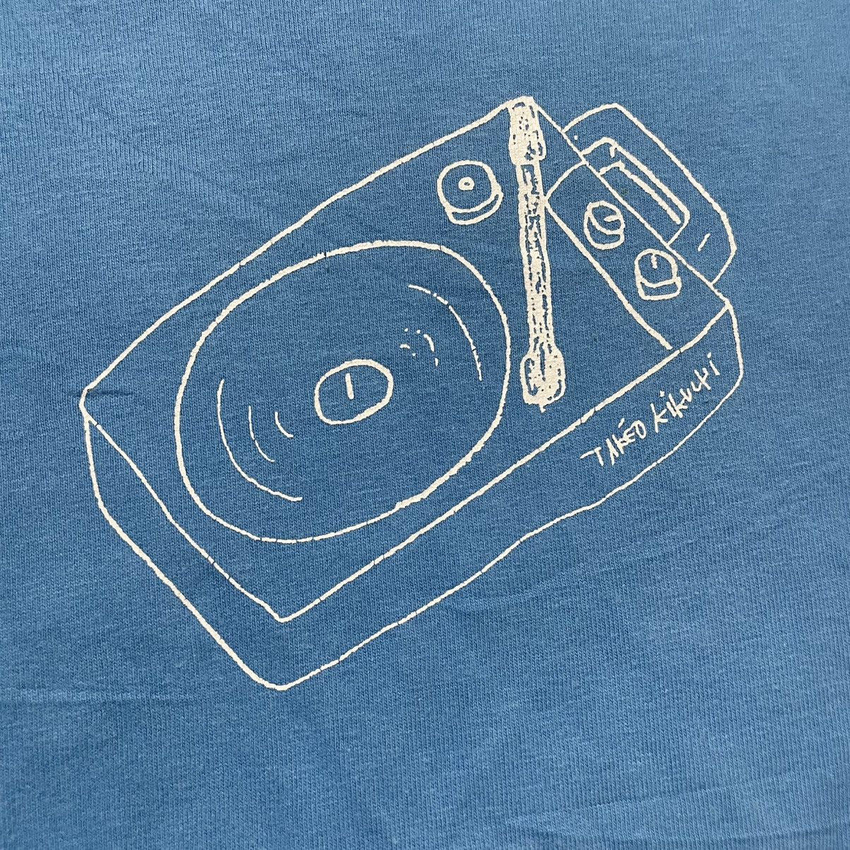 Takeo Kikuchi Vintage 90s Takeo Kikuchi "Turntable" Hand-Drawn Sketch Tee Size US M / EU 48-50 / 2 - 9 Thumbnail