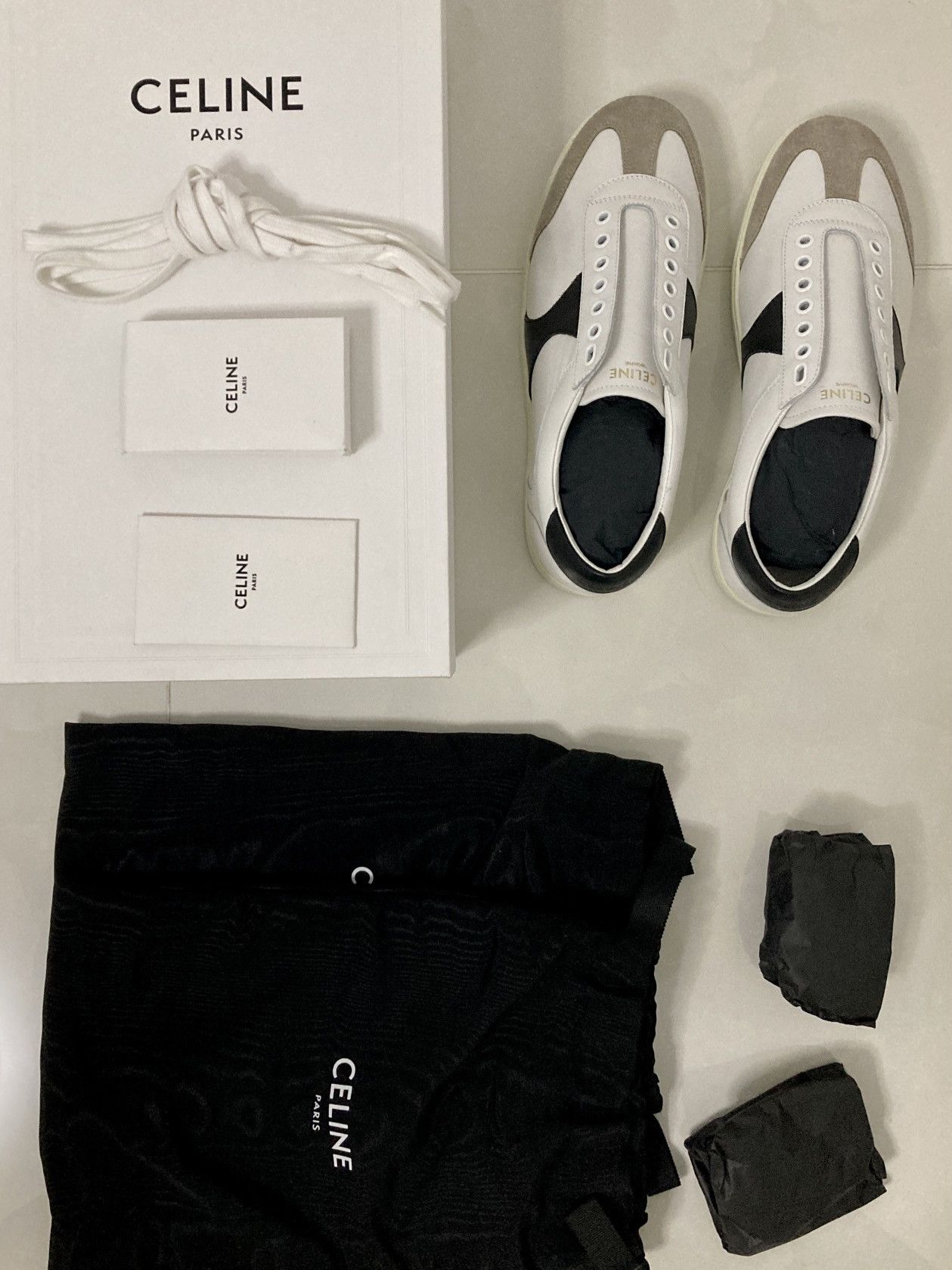 Celine CELINE BY HEDI SLIMANE GERMANY TRAINER B01 TRIOMPHE SNEAKERS Size US 7 / EU 40 - 5 Thumbnail